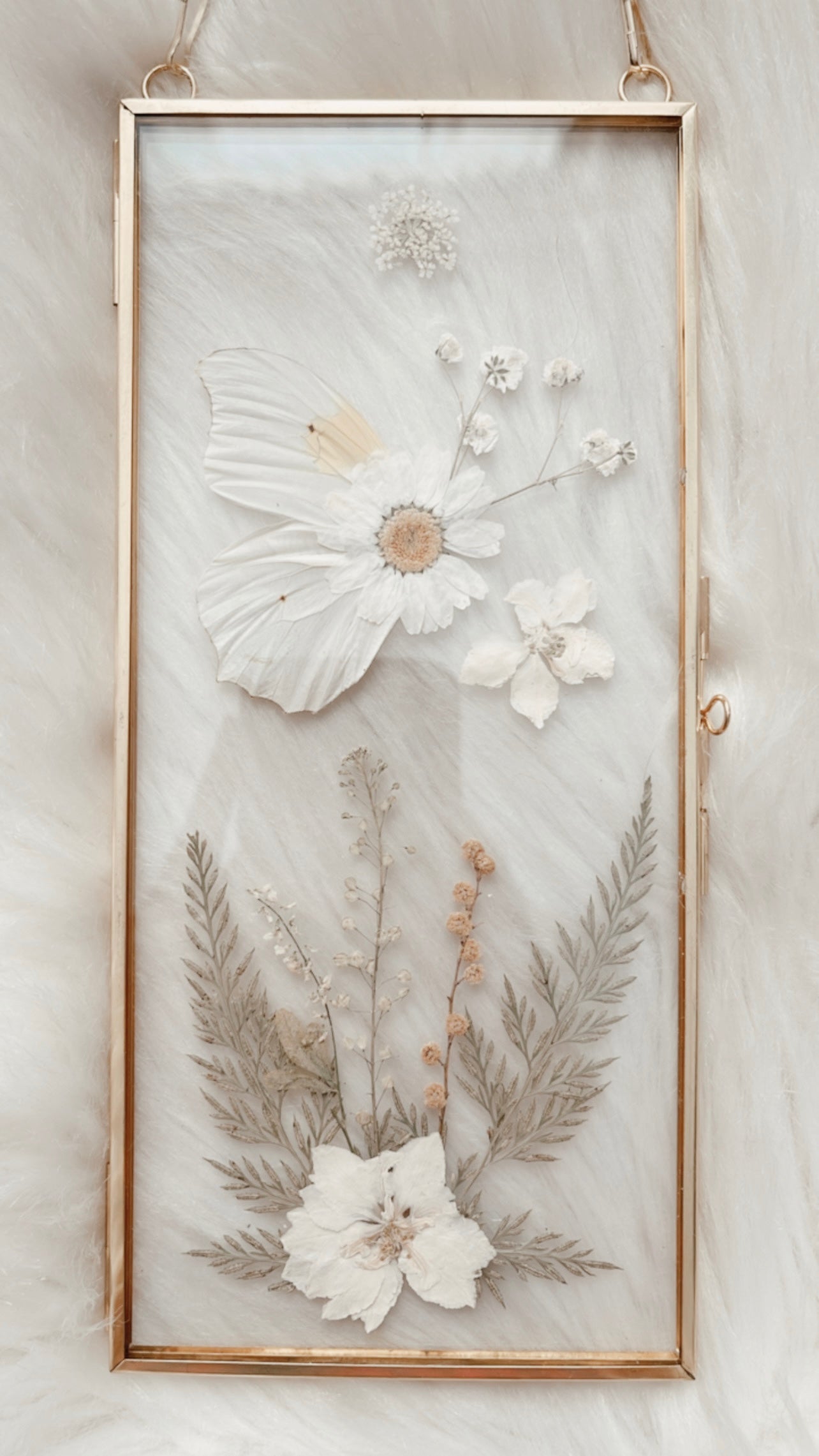 Leah Butterfly Floral Frame
