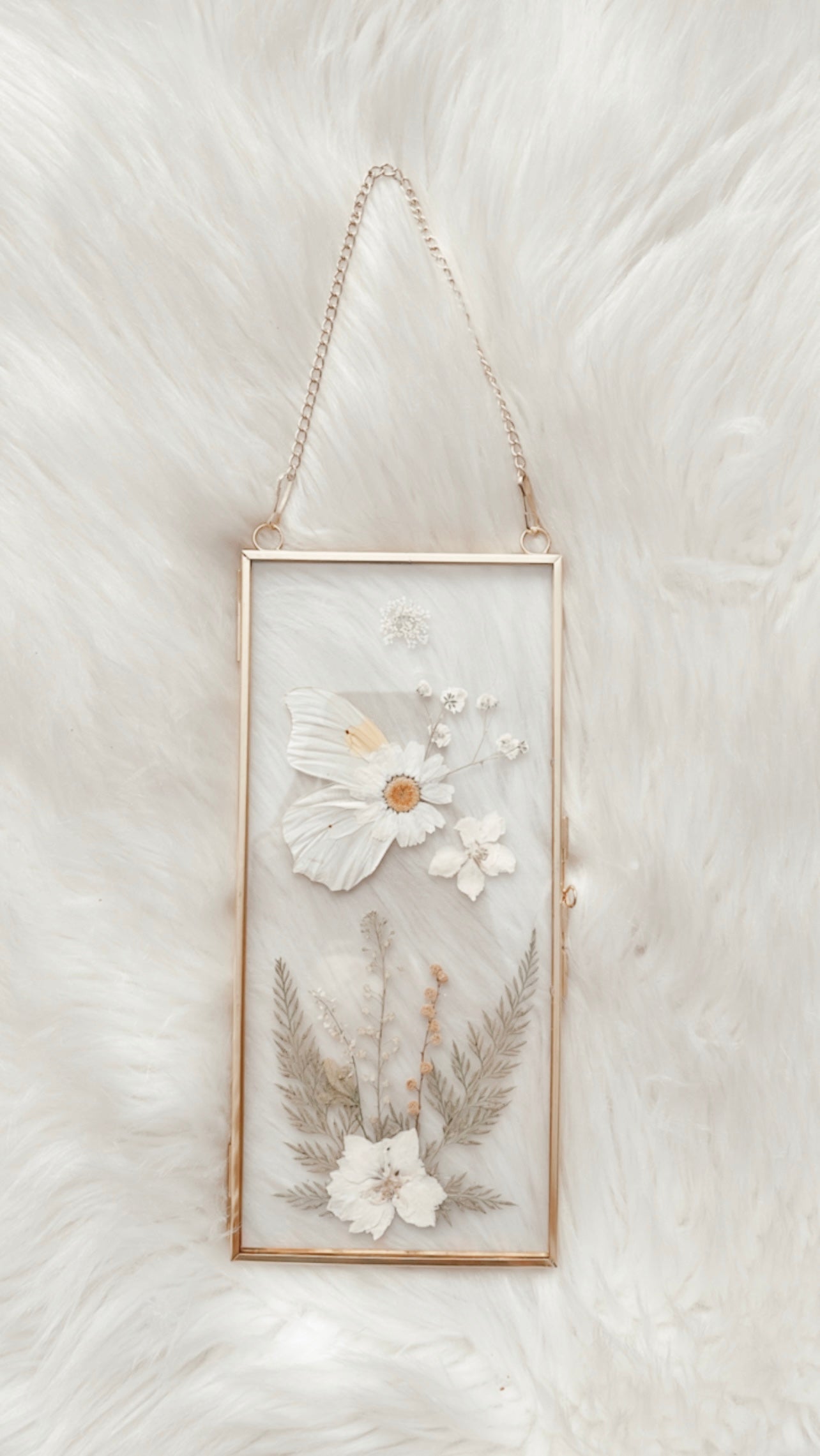 Leah Butterfly Floral Frame