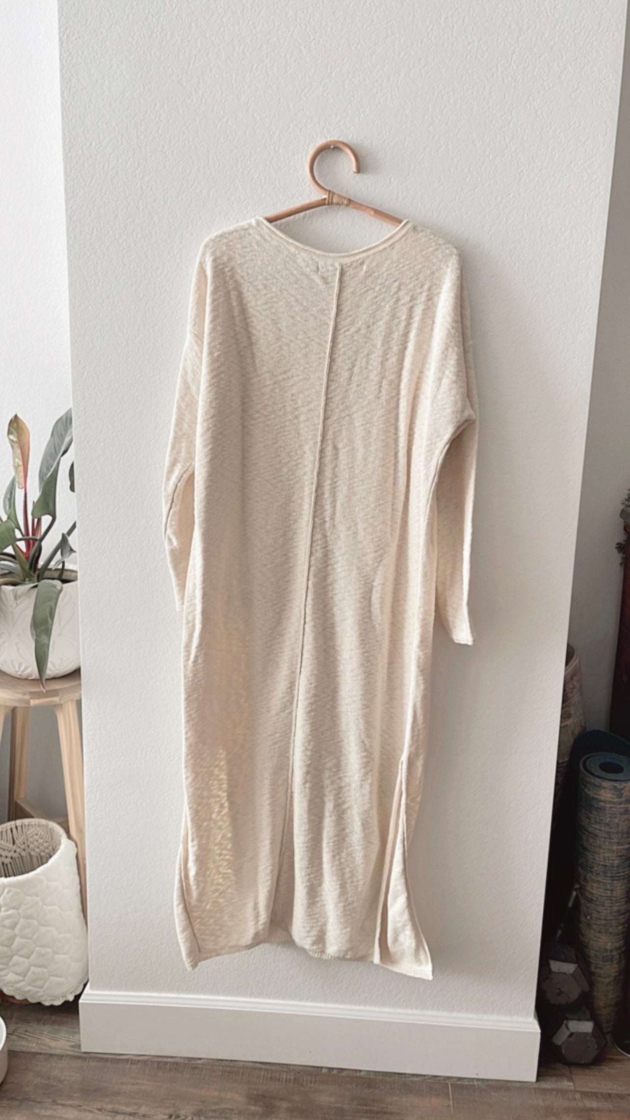 NWOT Free People Bri Sweater Maxi (LARGE)