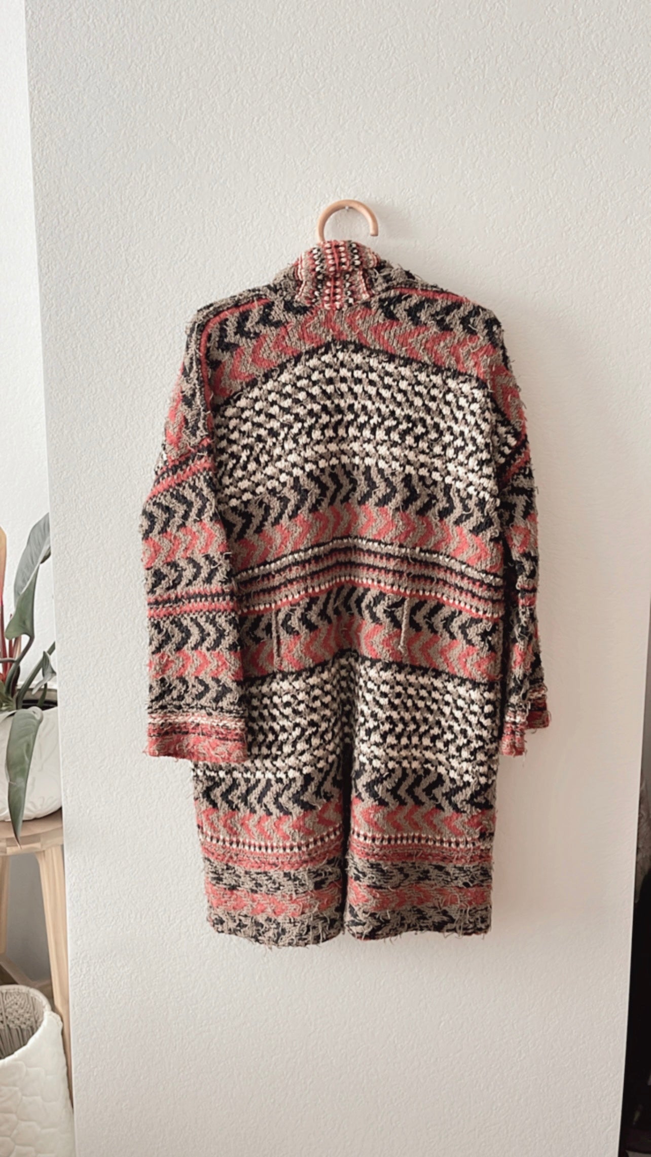 EUC Free People Lona Long Belted Cardigan (SMALL)