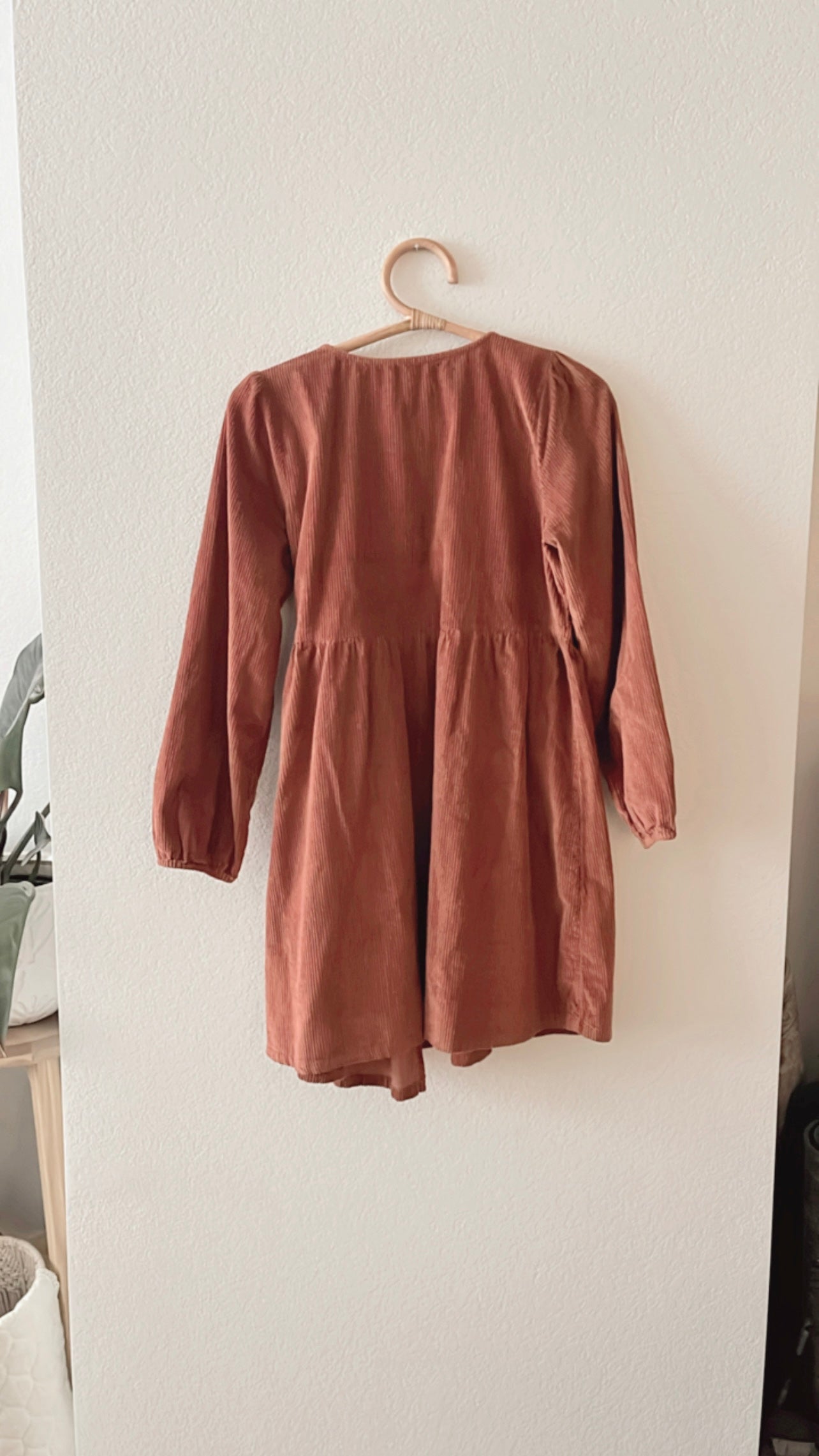 NWT American Eagle Corduroy Wrap Dress (MEDIUM PETITE)