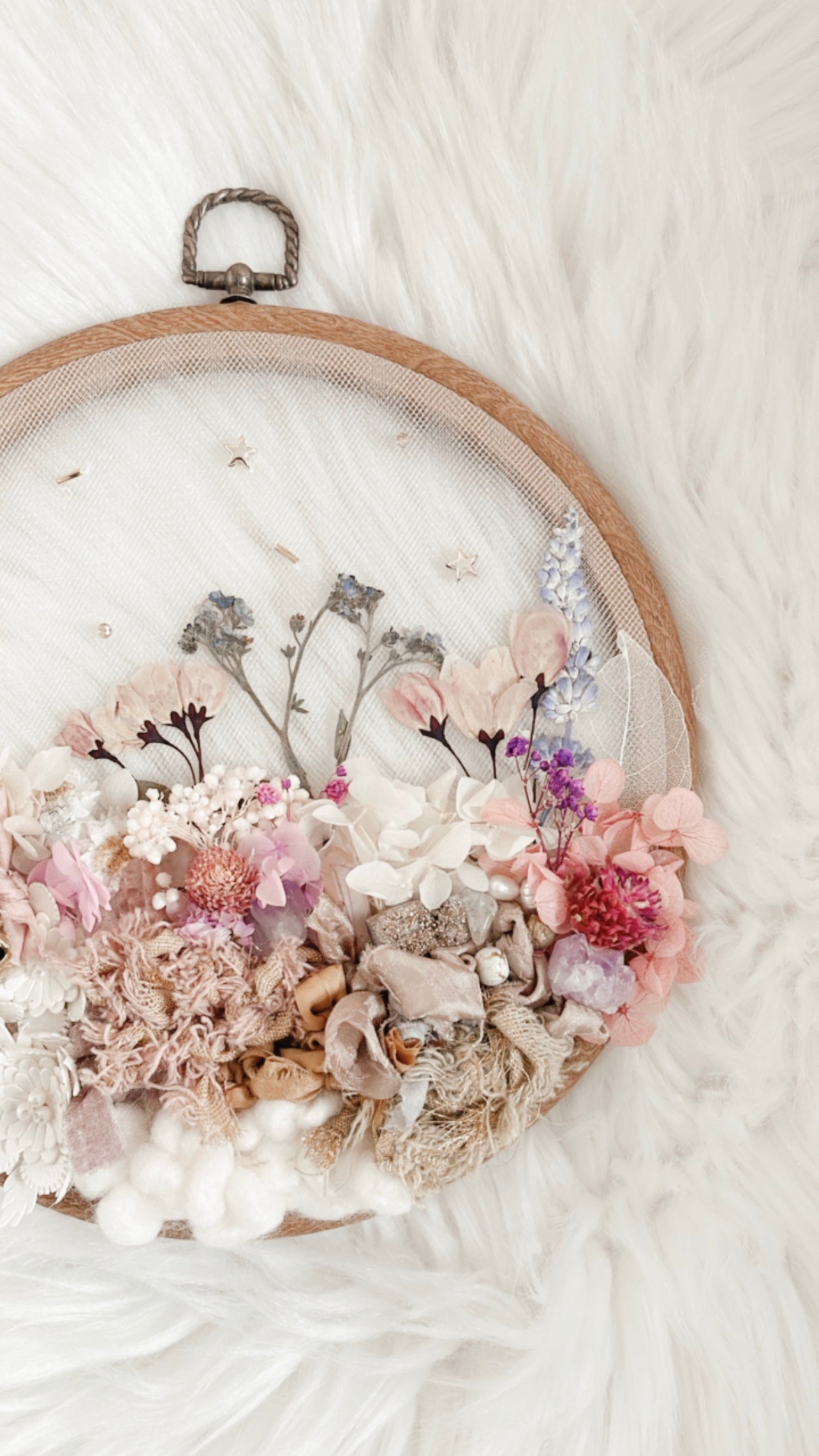 Annalise Mixed Media Hoop