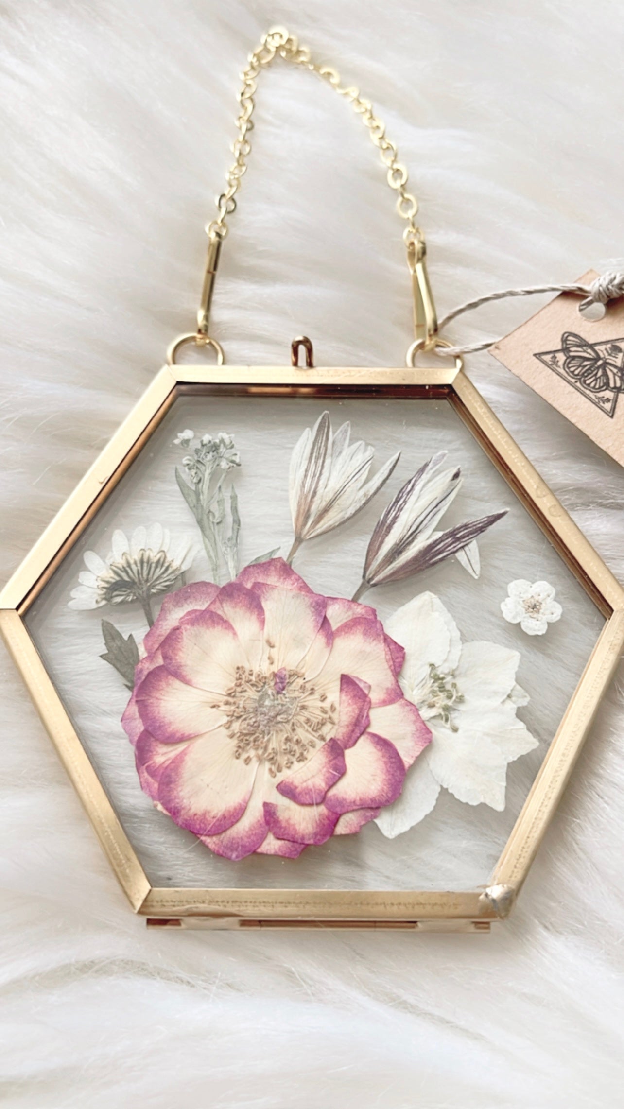 Anne Floral Frame <3.5x3.25in>