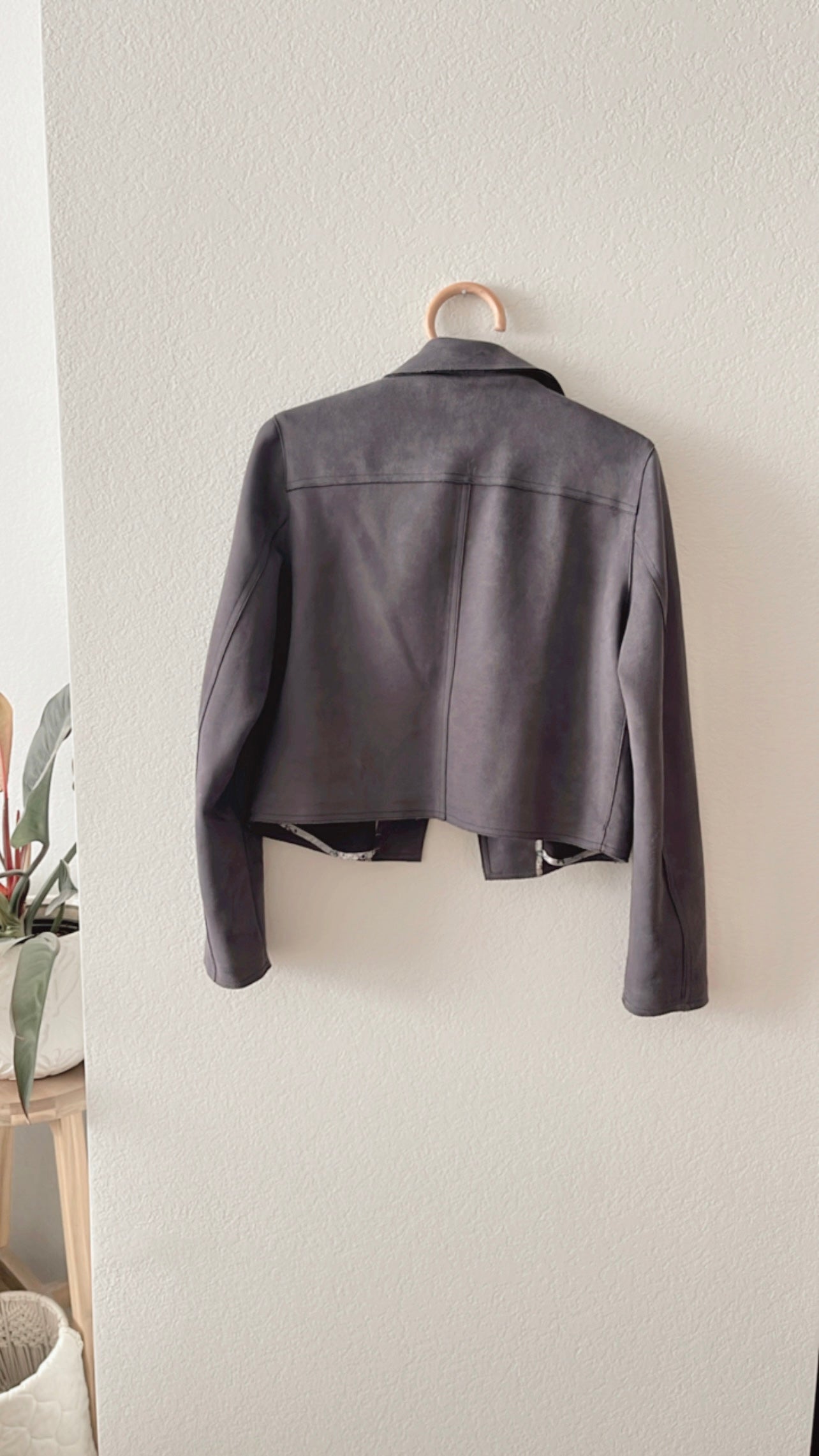 NWOT Anthropologie Faux Suede Jacket (MEDIUM)