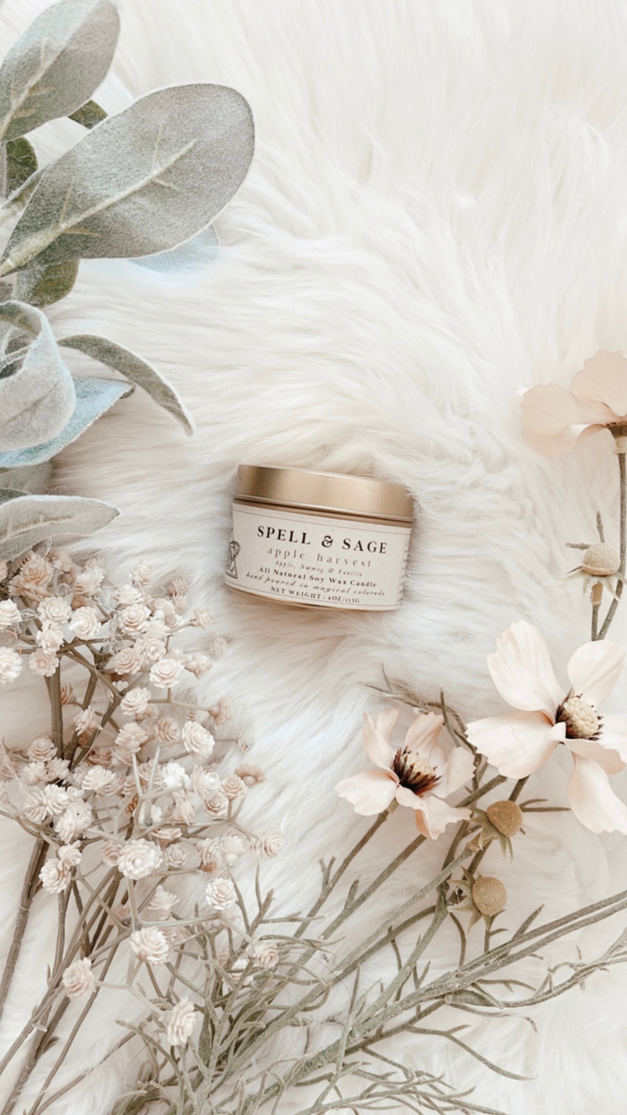 Apple Harvest Holiday 4oz Candle