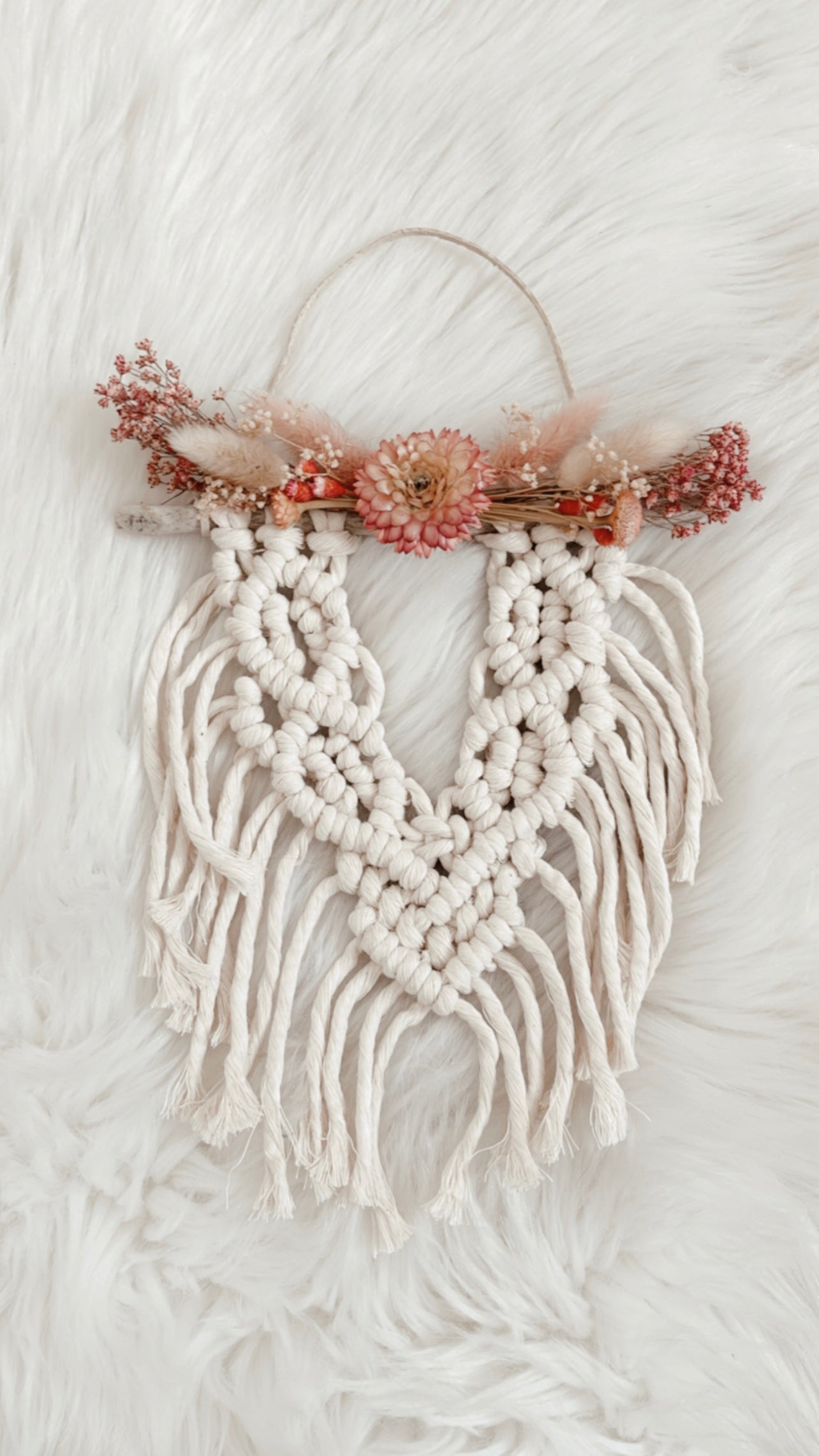 Auden Floral Macrame Hanging