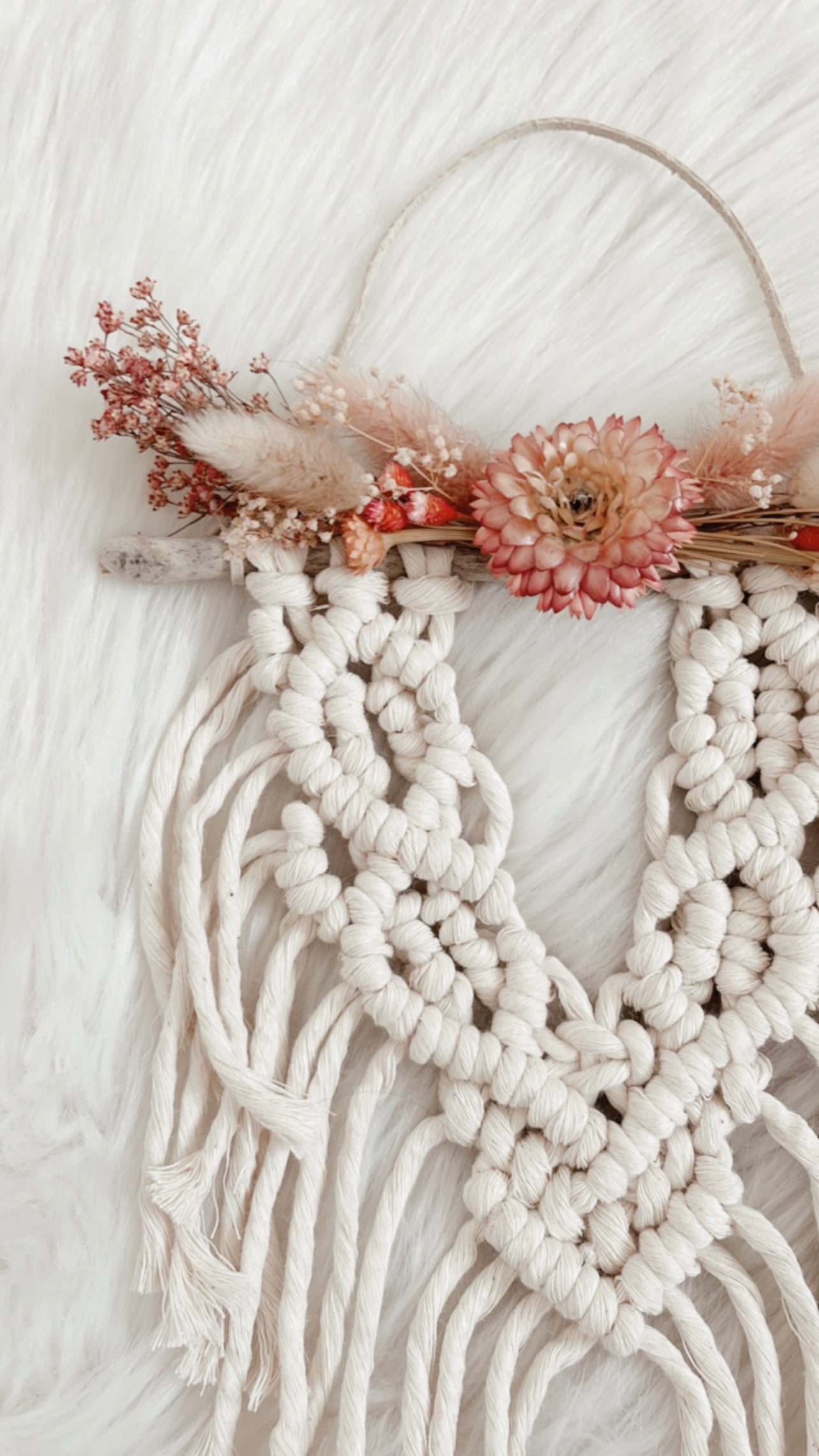 Auden Floral Macrame Hanging