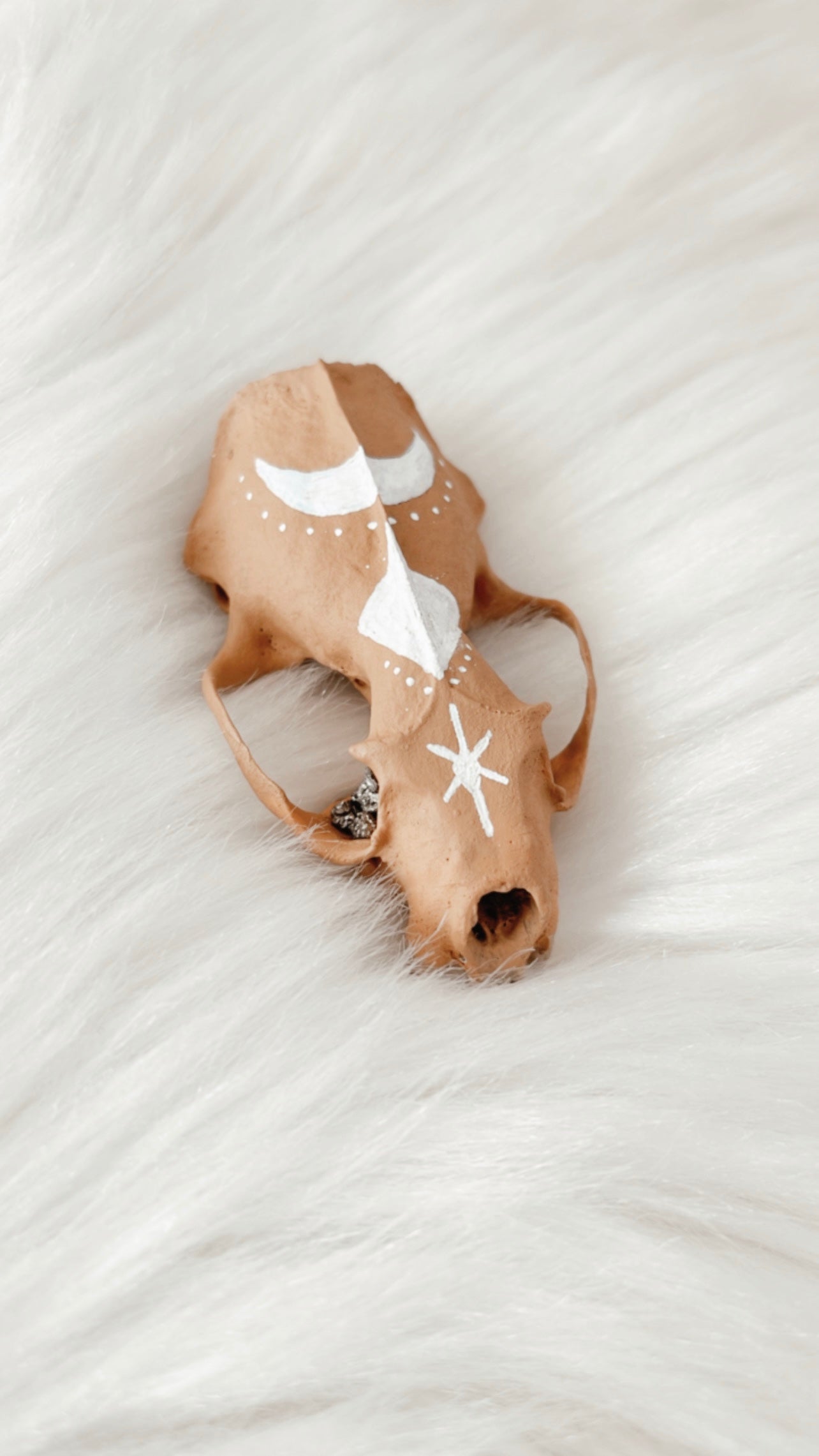 Aviva Mink Skull