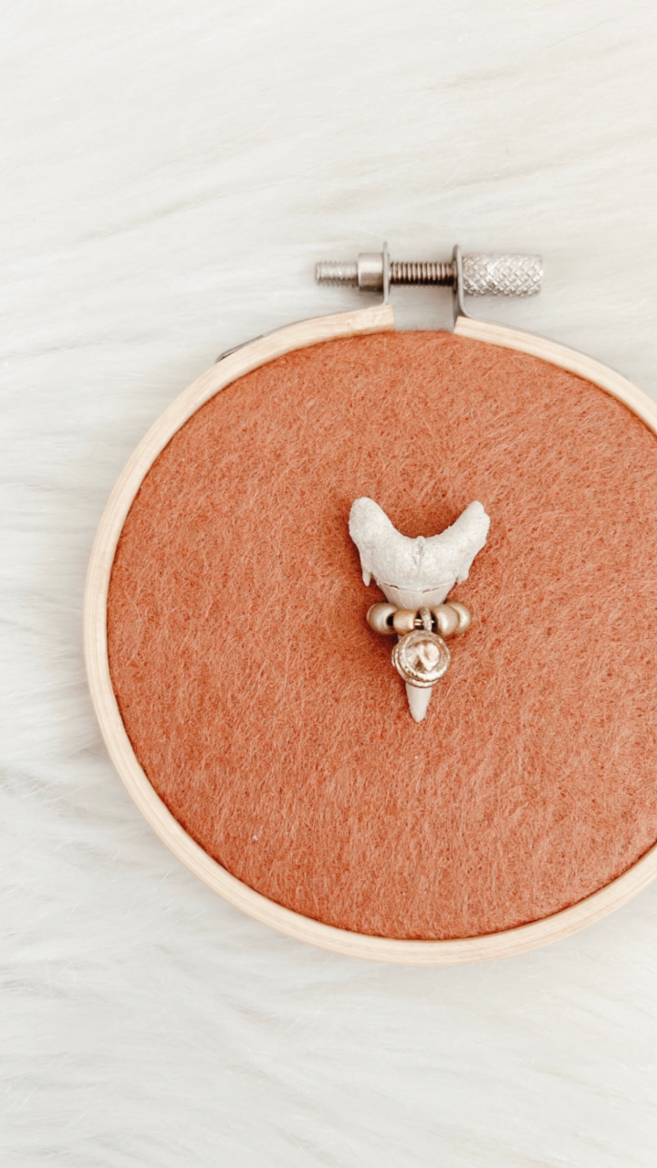 Beatrix Mixed Media Hoop - 3.5in