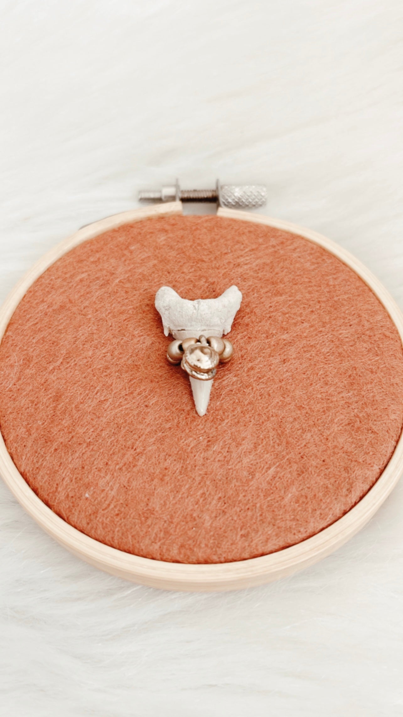 Beatrix Mixed Media Hoop - 3.5in