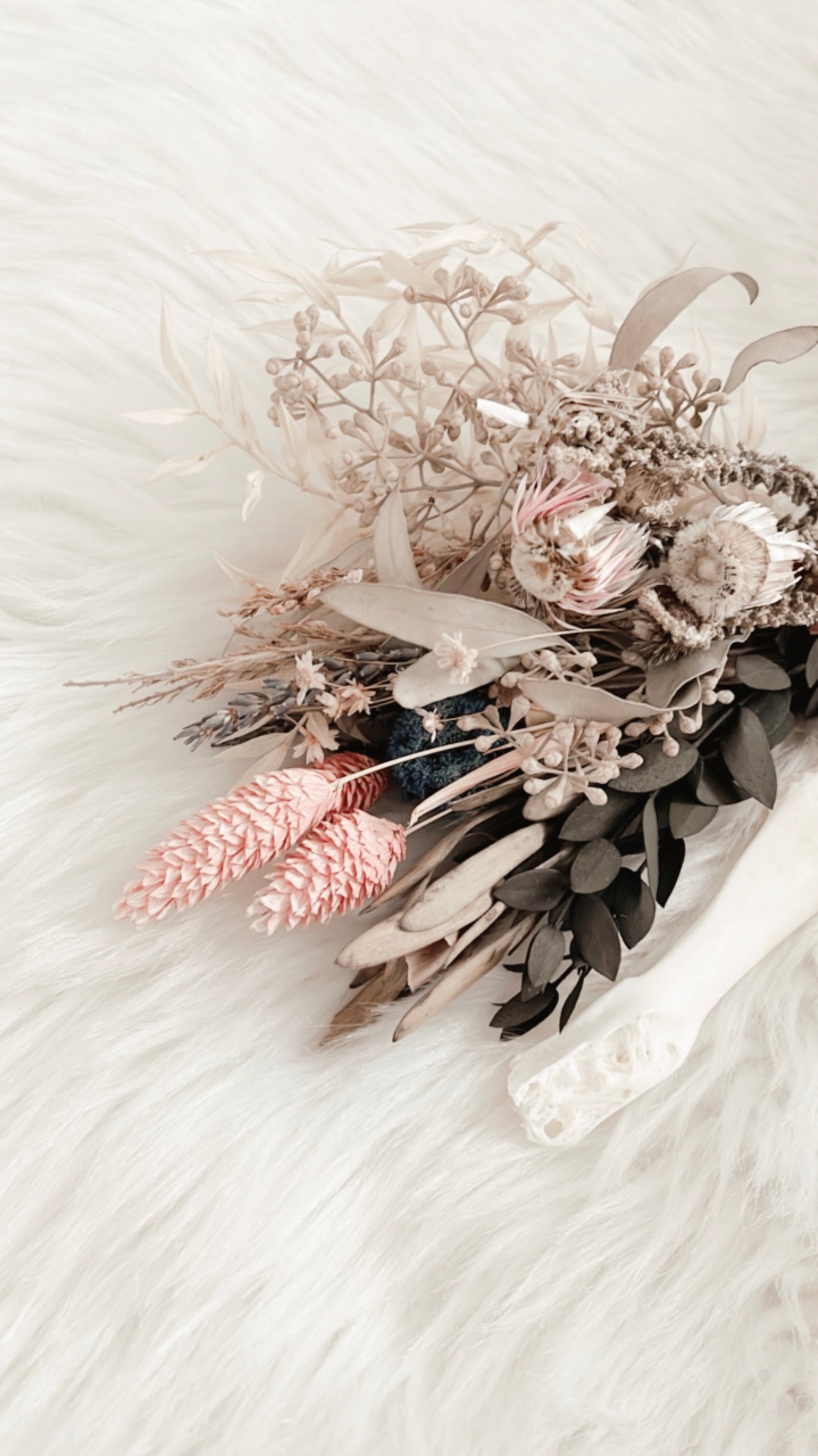 Deer Jaw Floral Arrangement