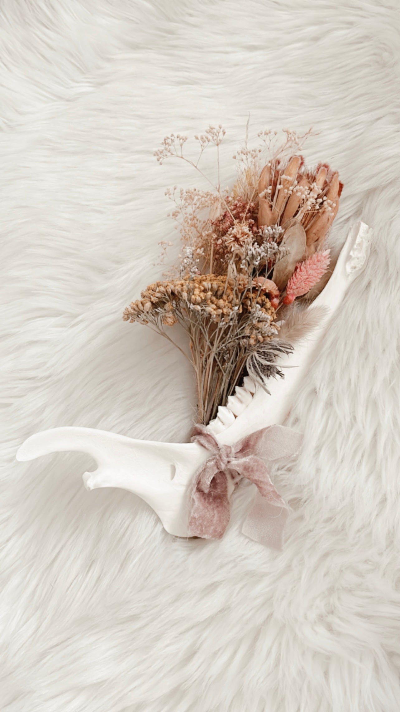 Deer Jaw Floral Arrangement