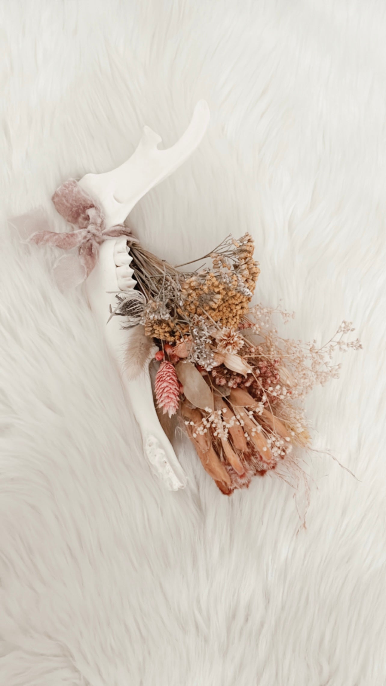 Deer Jaw Floral Arrangement