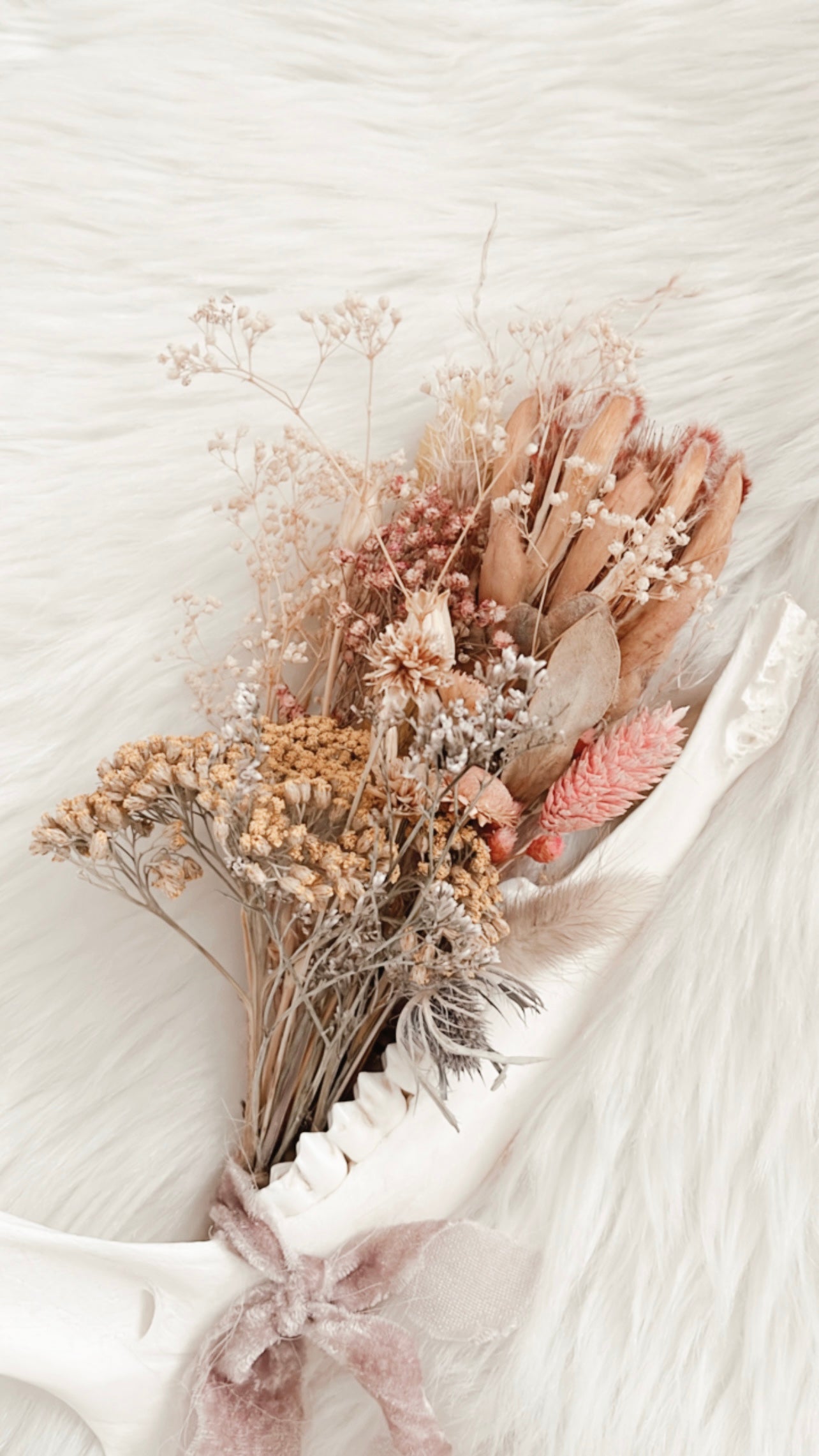 Deer Jaw Floral Arrangement