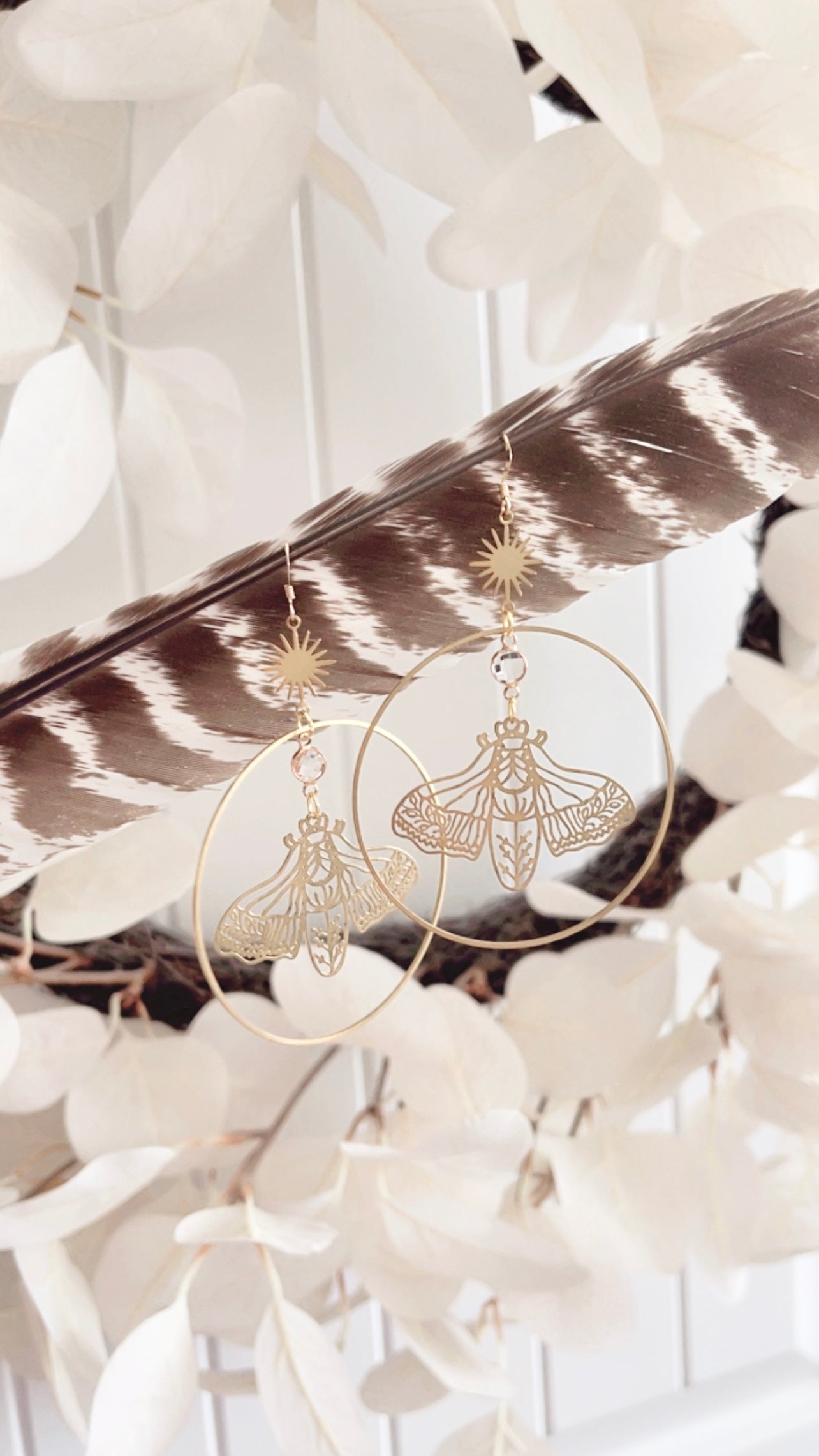 Eleanor Brass Earrings