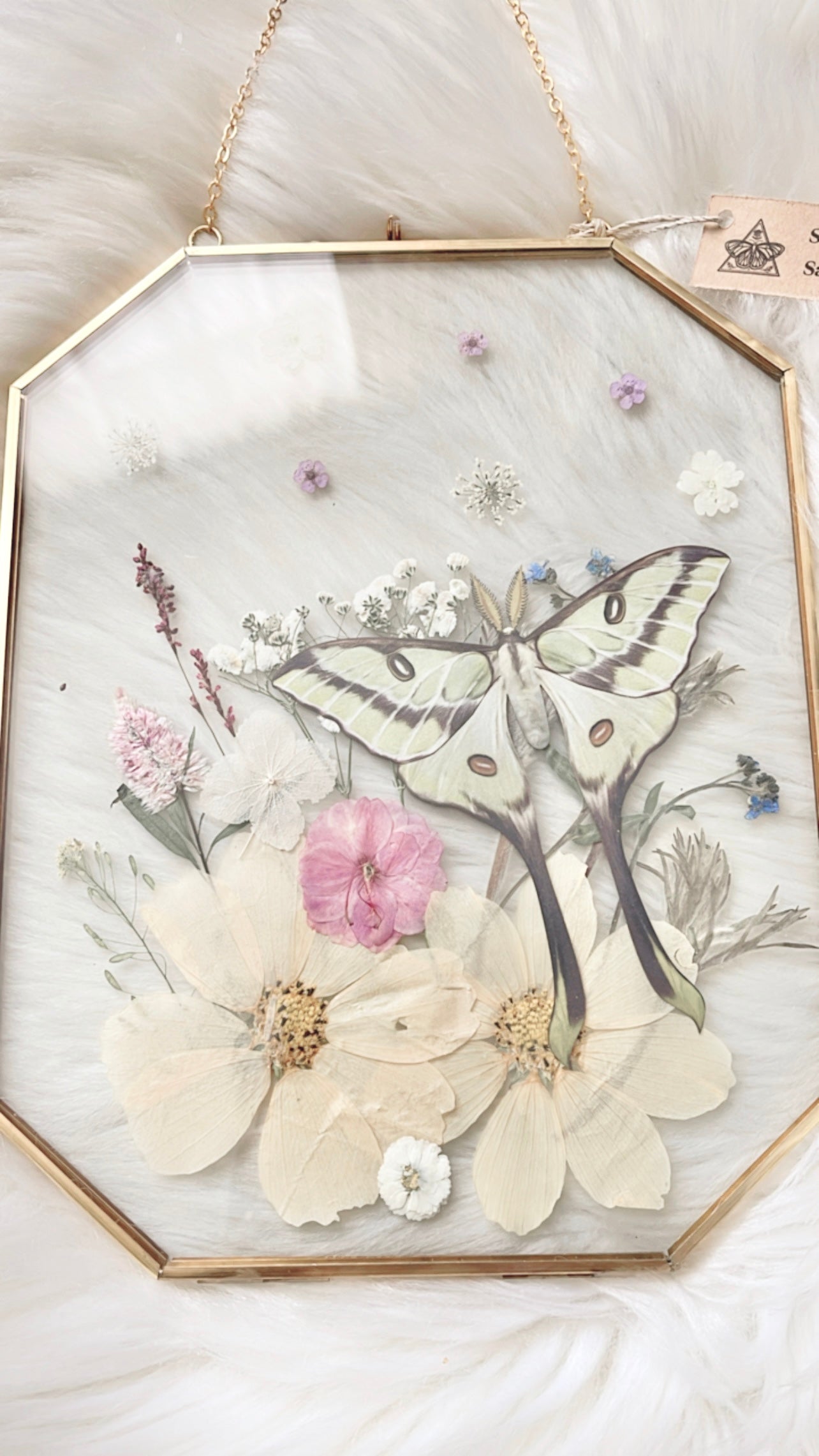 Emmeline Paper Replica Floral Frame <8x10in>