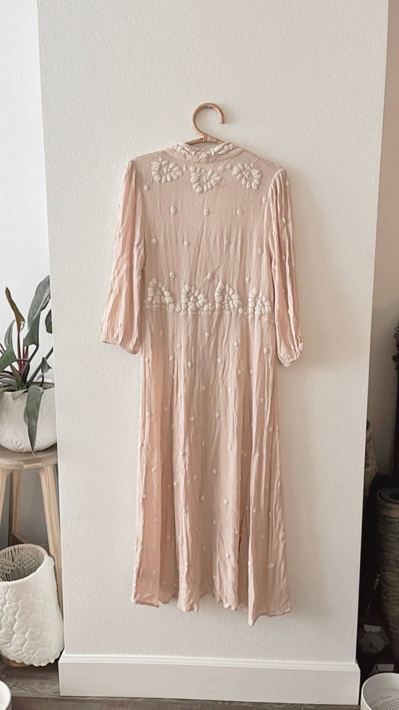 GC Free People Embroidered Fable Midi Dress (MEDIUM)