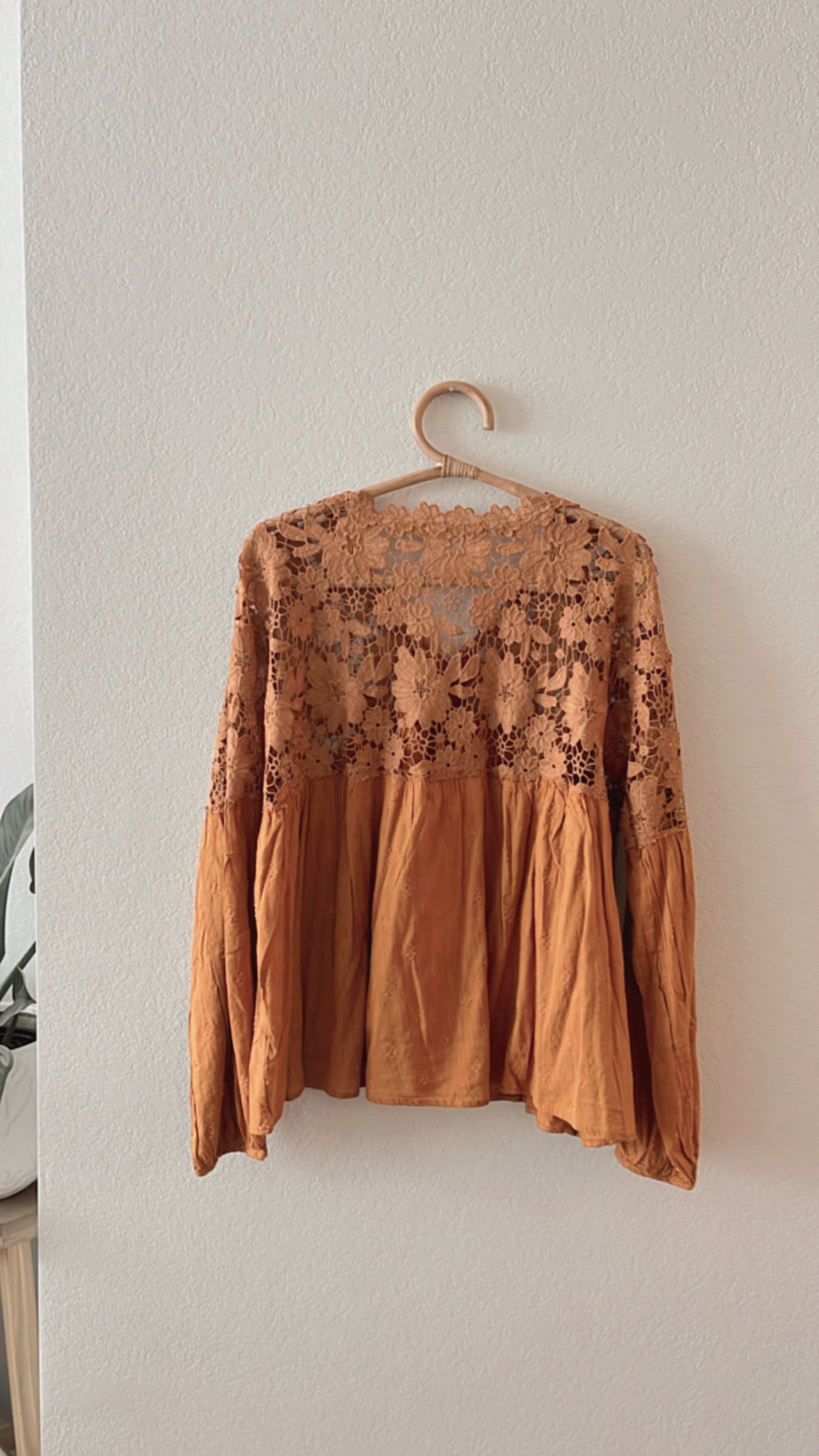 NWT Free People Lina Lace Top (XL)
