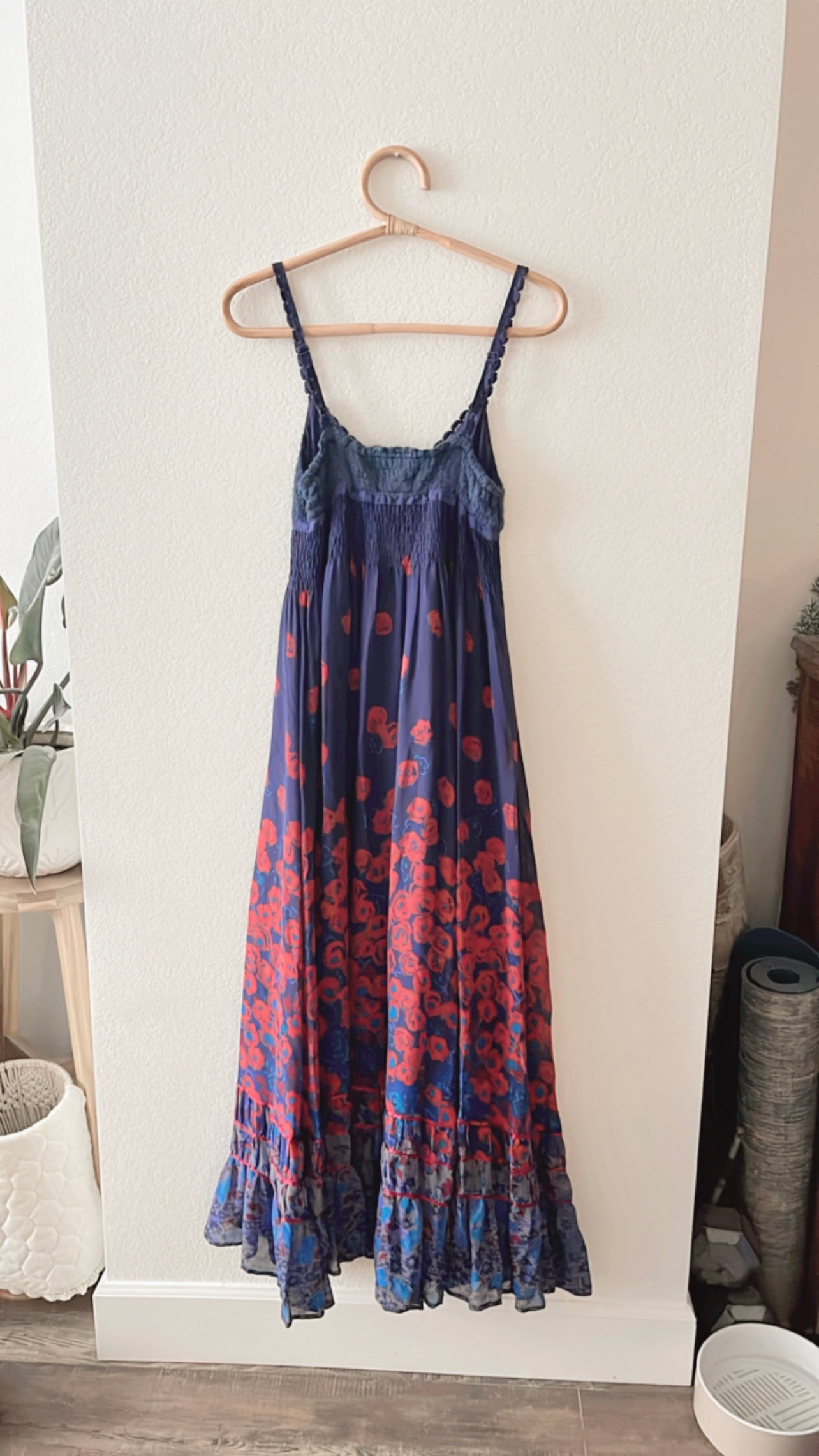EUC Free People Vintage Silk Maxi (LARGE)