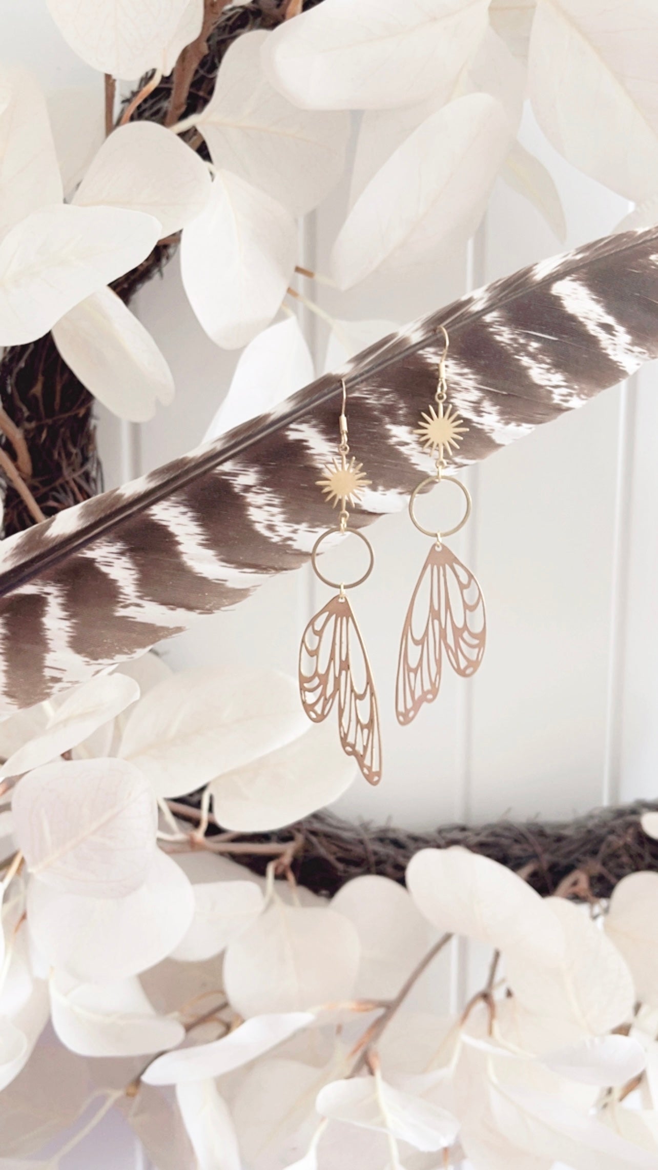 Georgina Brass Earrings