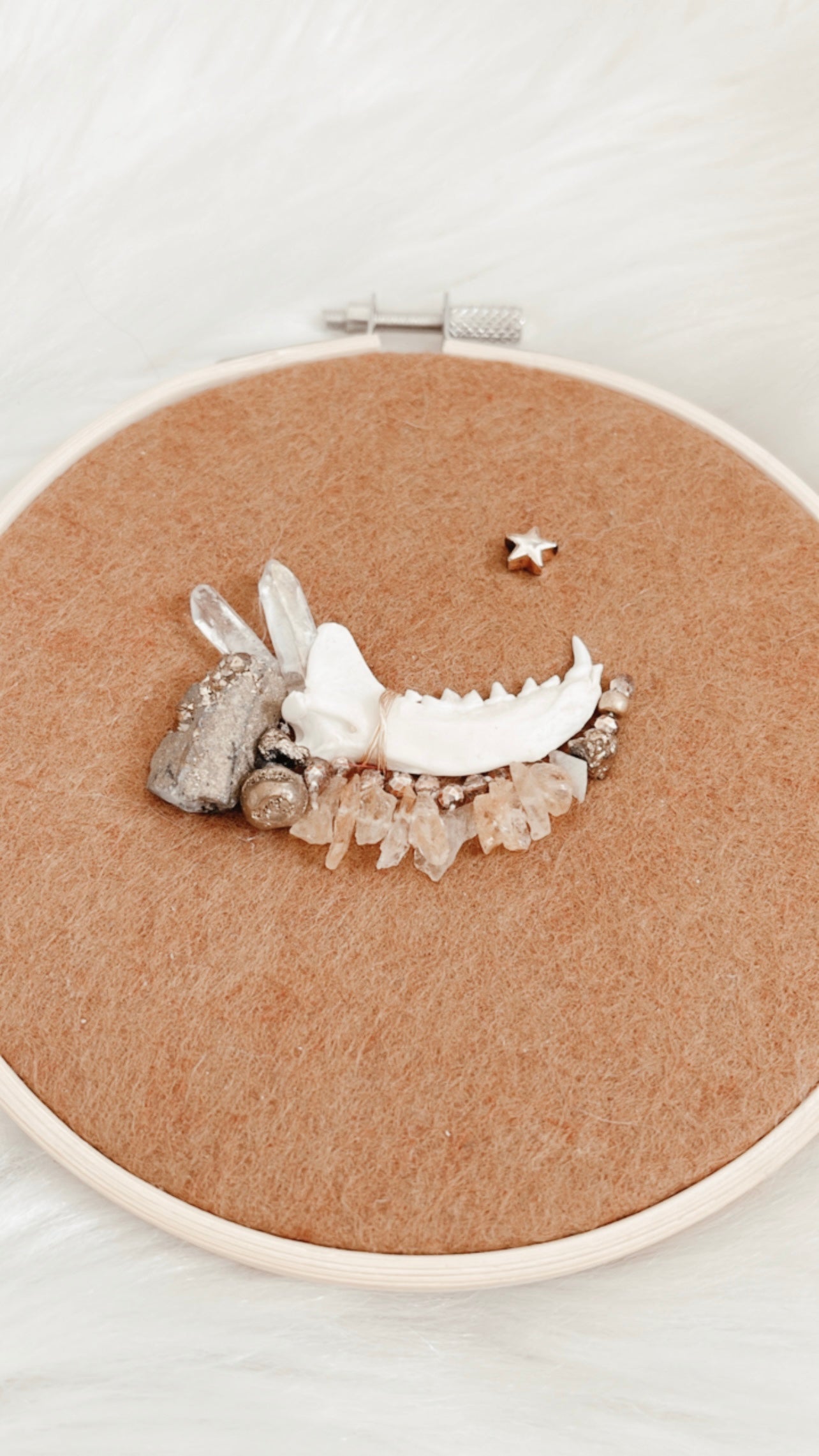 Hecate Mixed Media Hoop - 5in