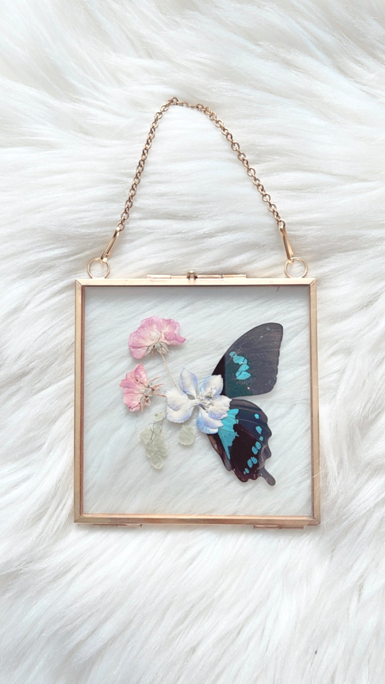 Jess Butterfly Floral Frame