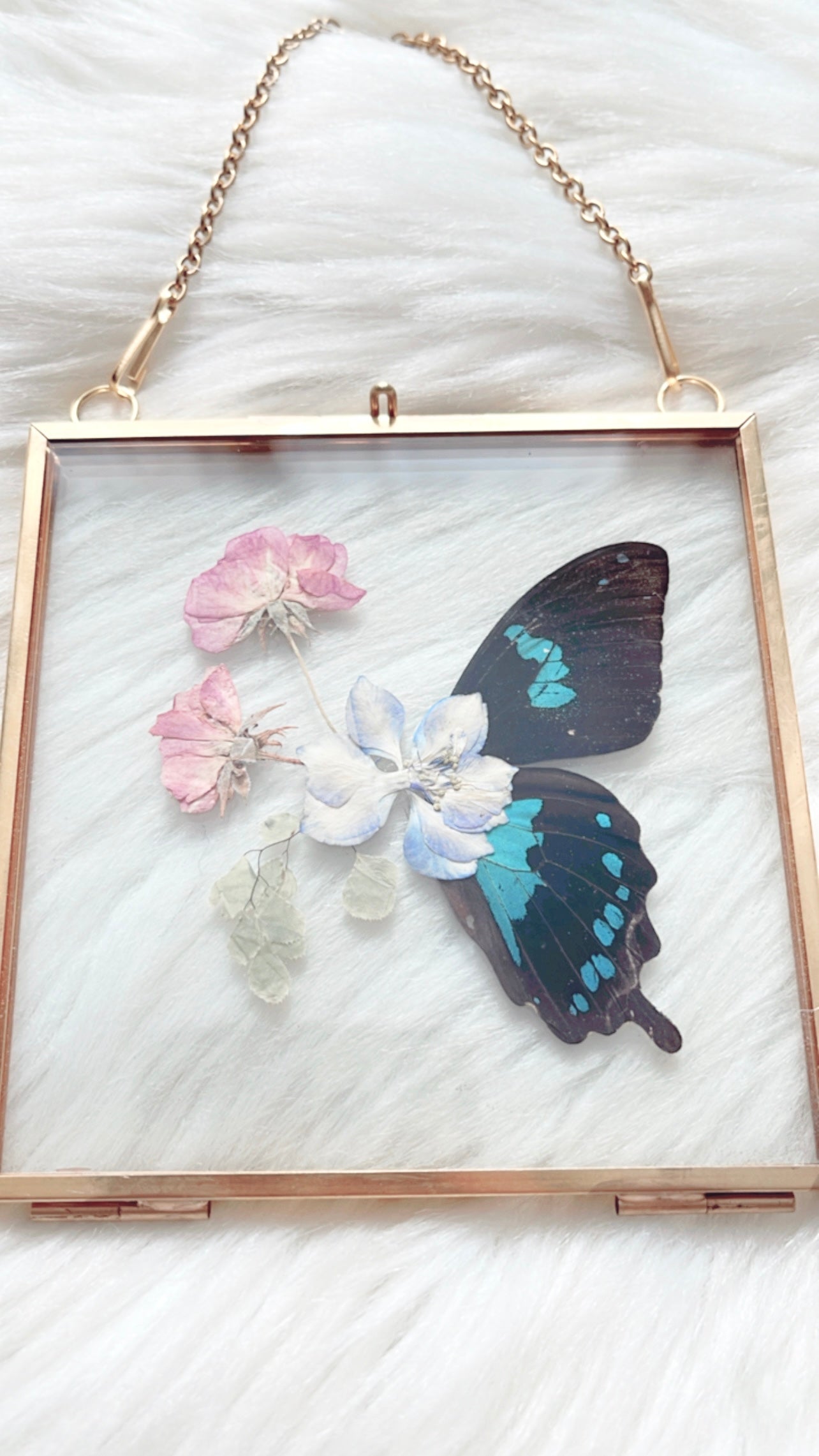 Jess Butterfly Floral Frame