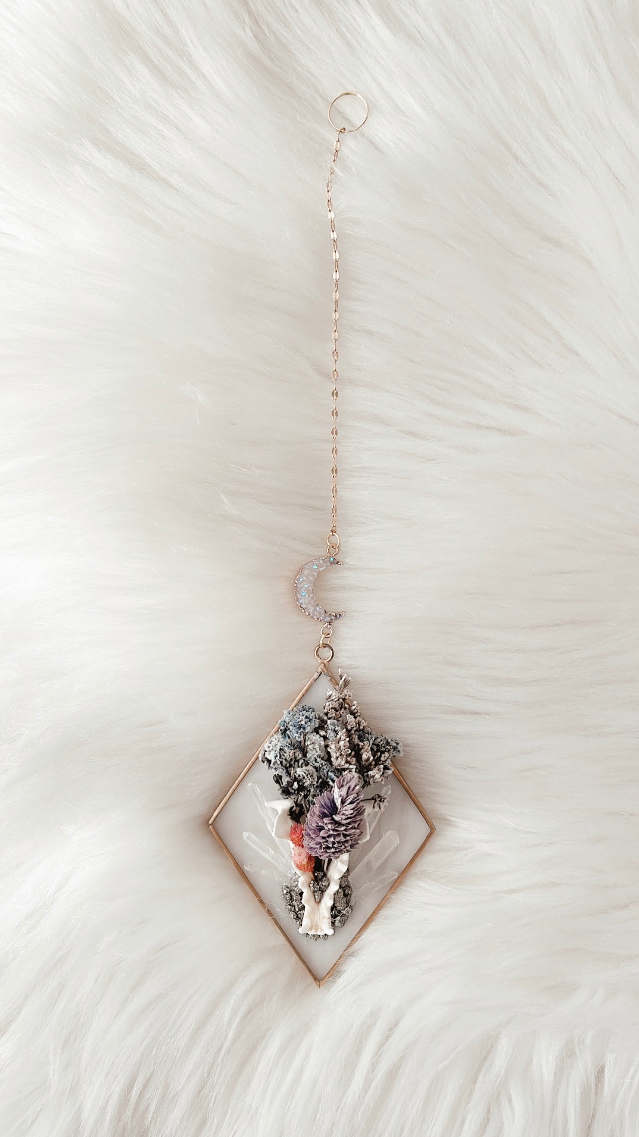 Kyra Mink Jaw Stained Glass Hanging