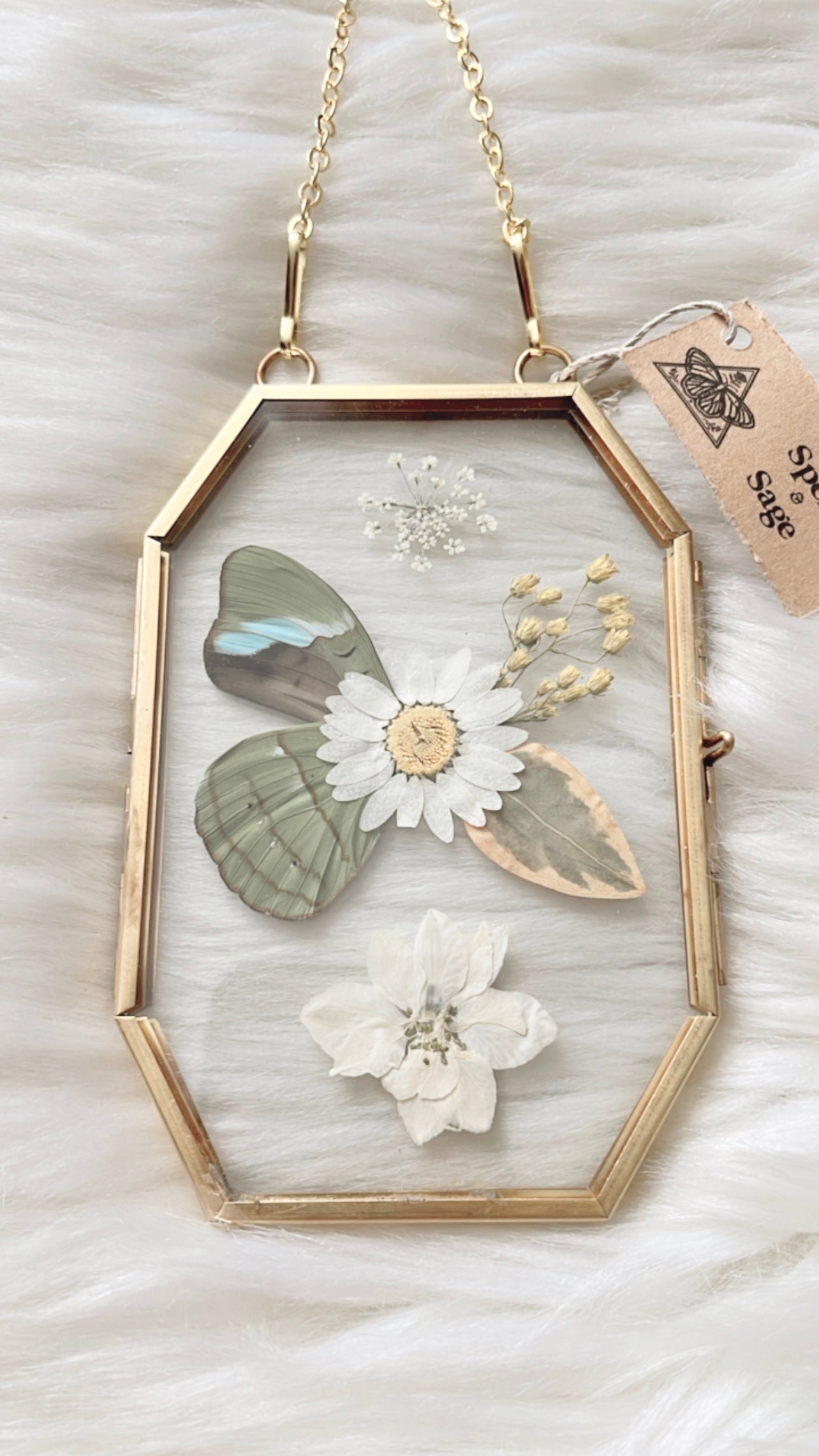 Laura Butterfly Floral Frame <3.25x5in>