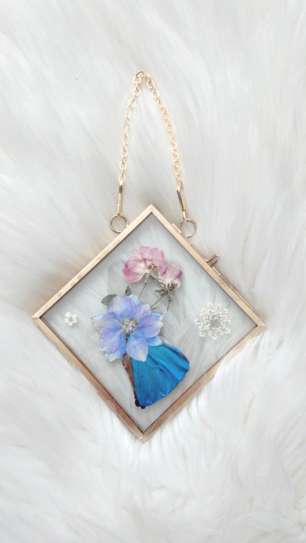 Leila Butterfly Floral Frame