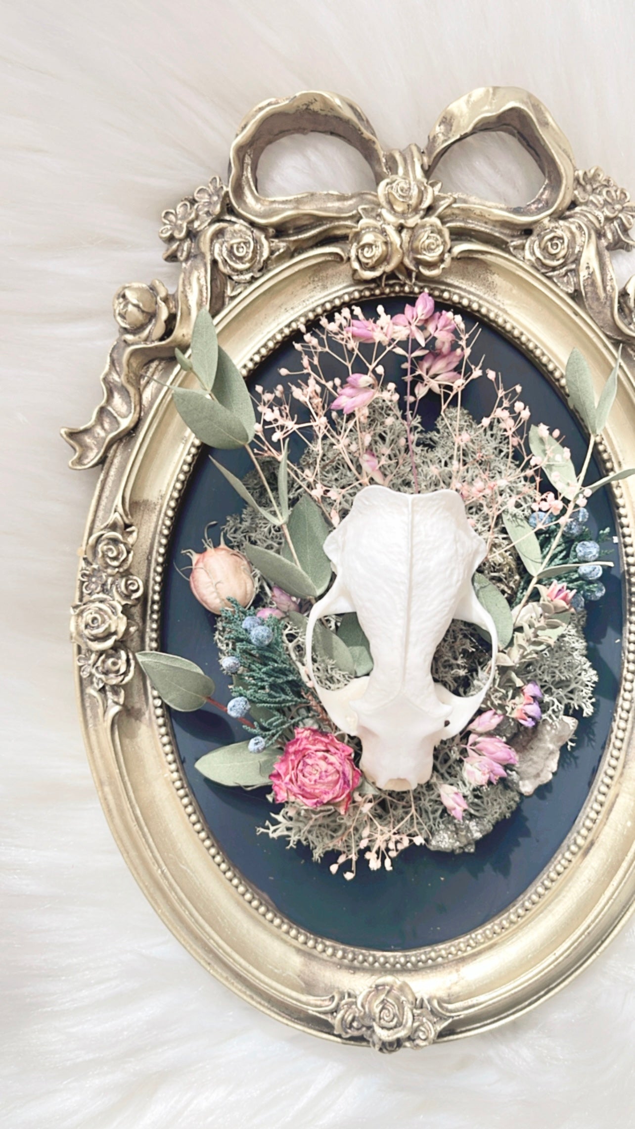 Libby Oddities Frame <Mink Skull>