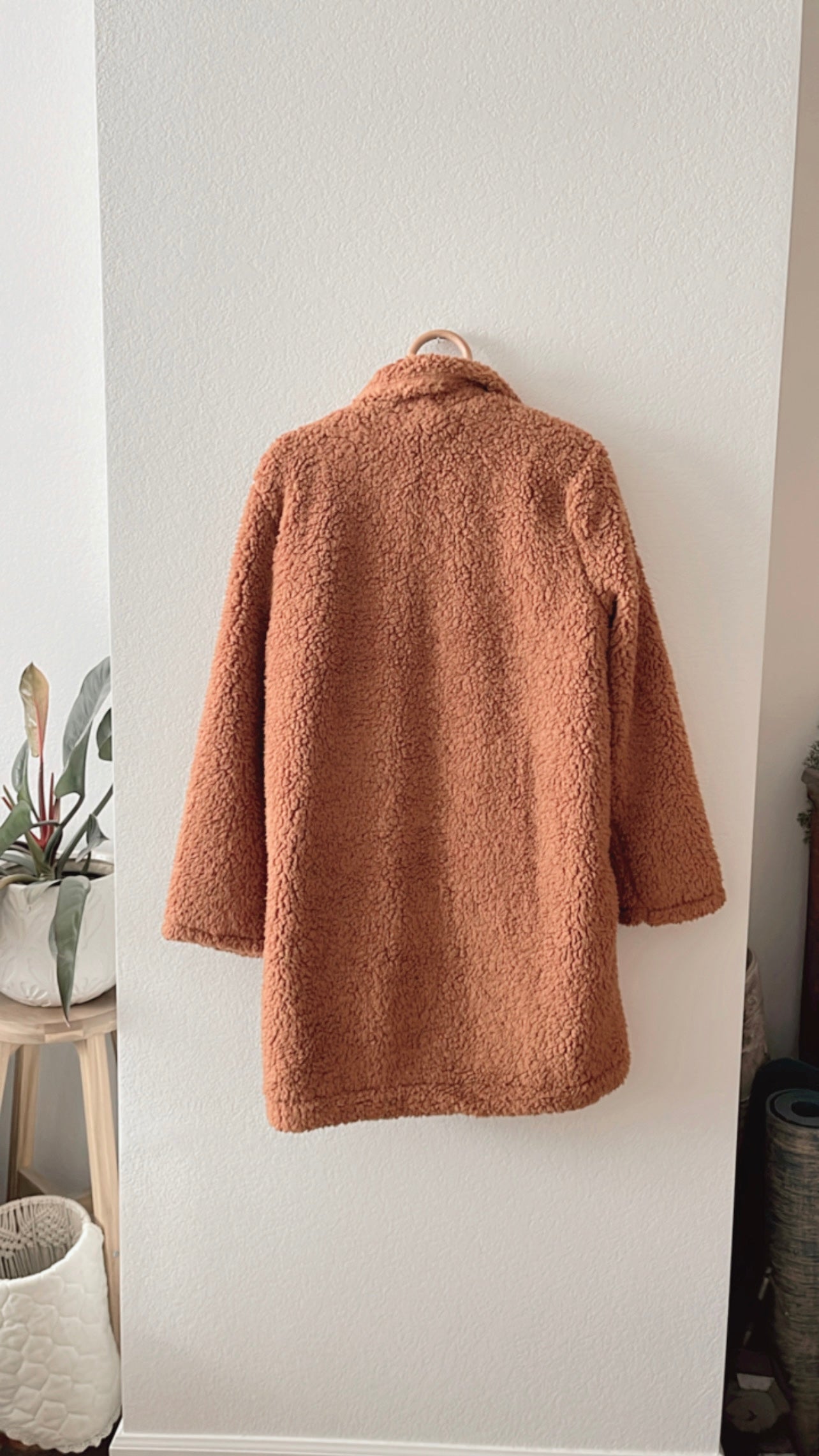 NWT Love Tree Teddy Coat (LARGE)