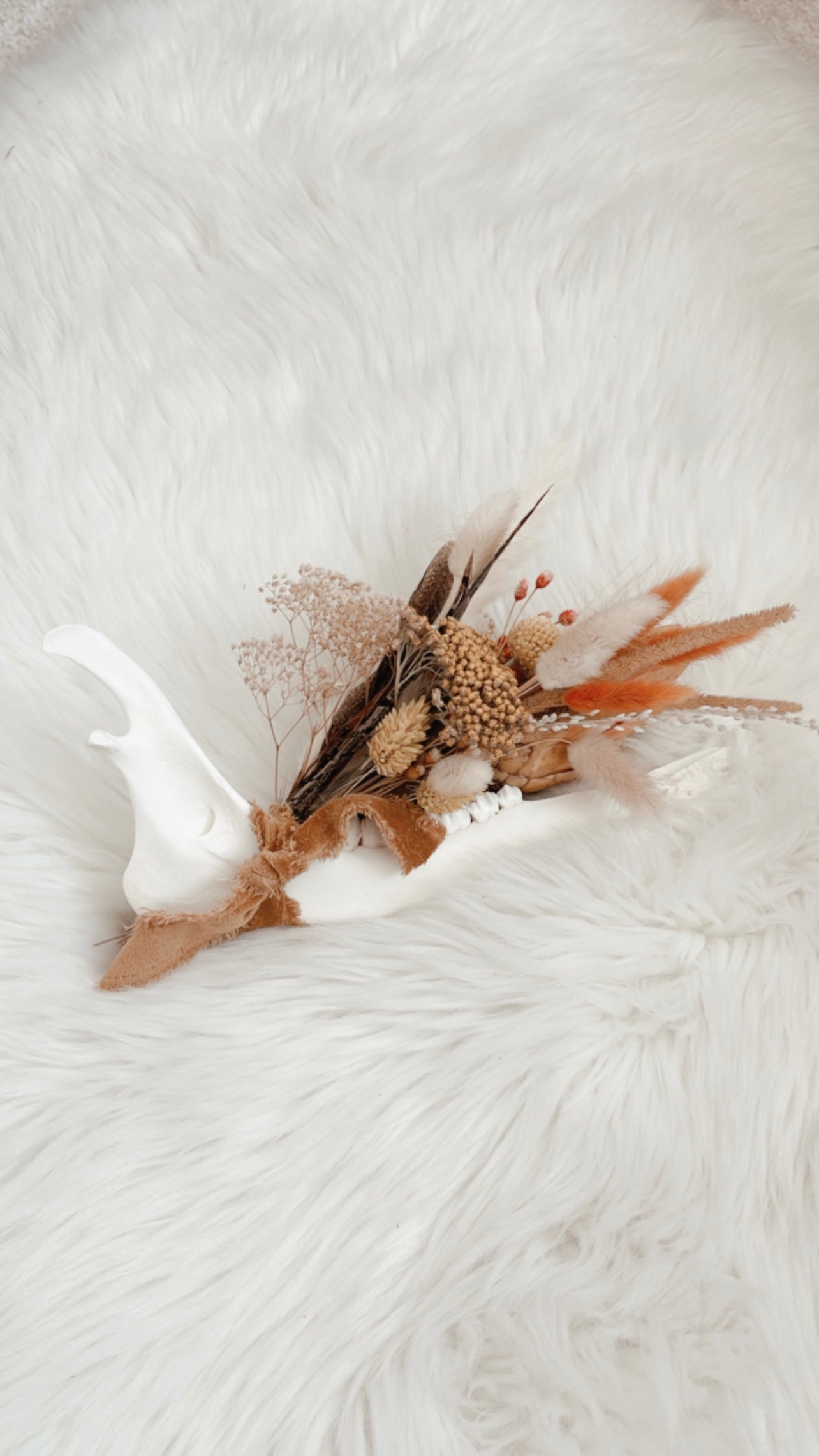 Deer Jaw Floral Arrangement