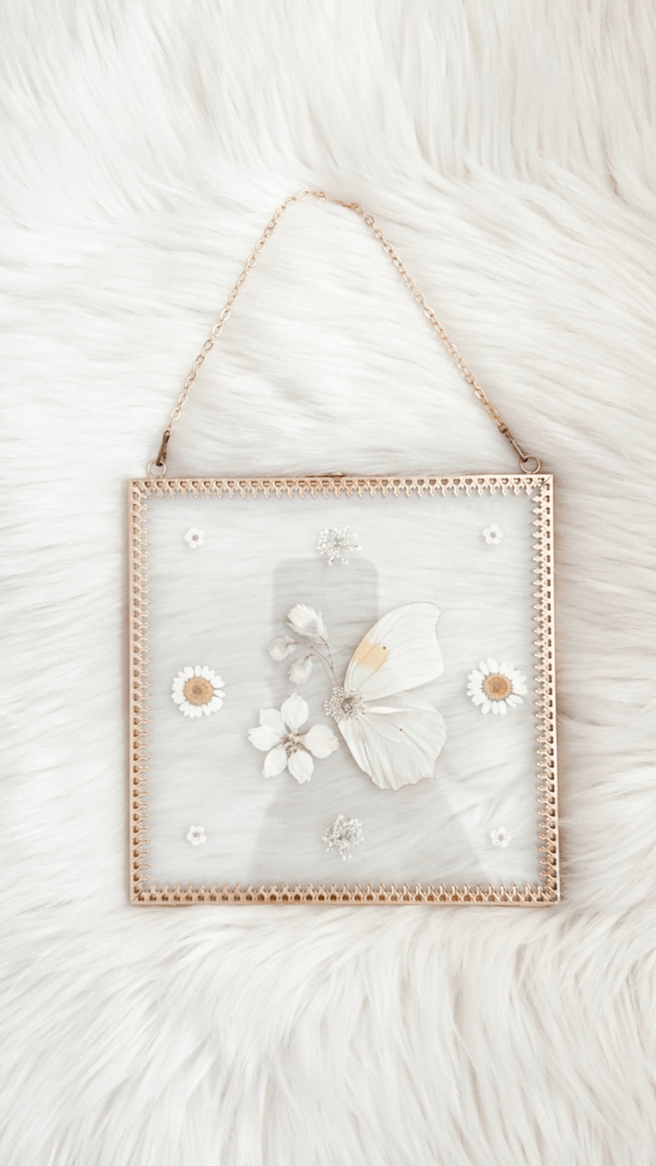 Madeleine Butterfly Floral Frame