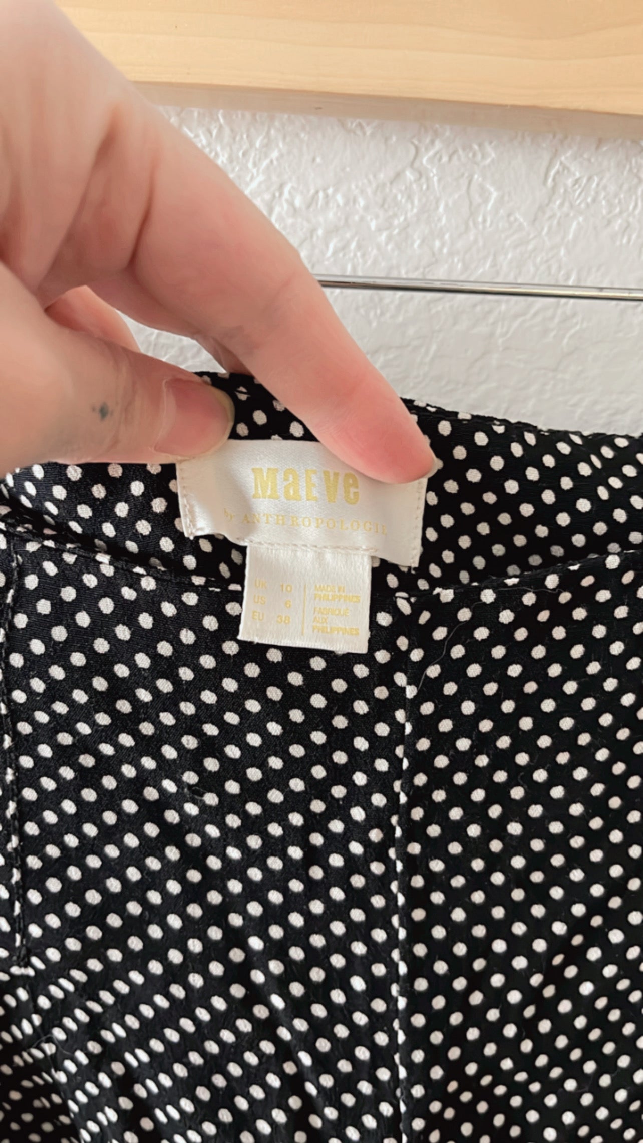 NWOT Maeve Polka Dot Pants (SIZE 6)