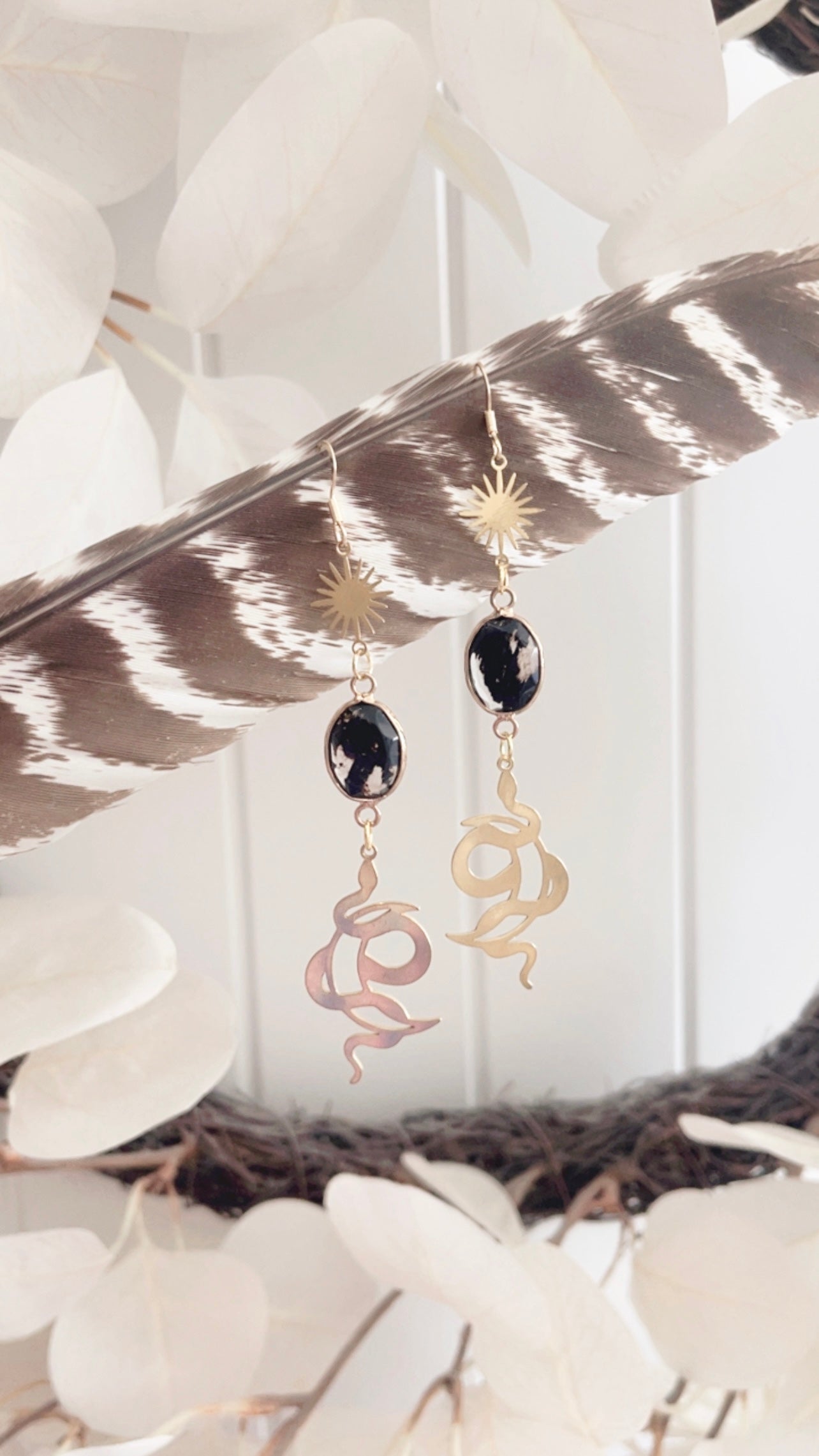 Margot Brass Earrings