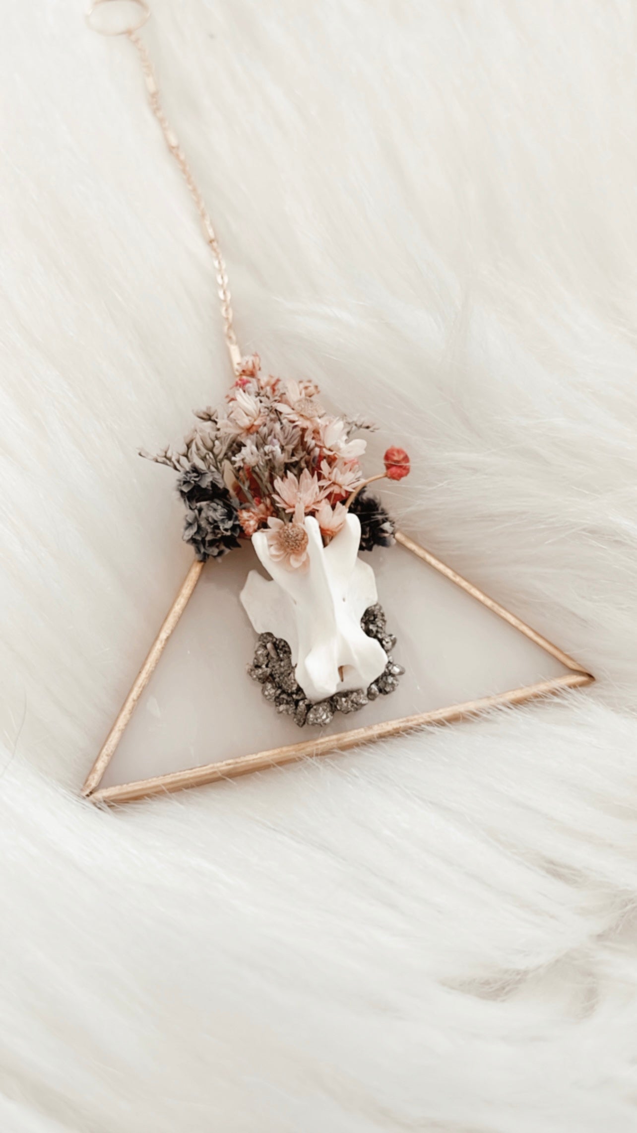Noelle Fox Vertebrae Stained Glass Hanging