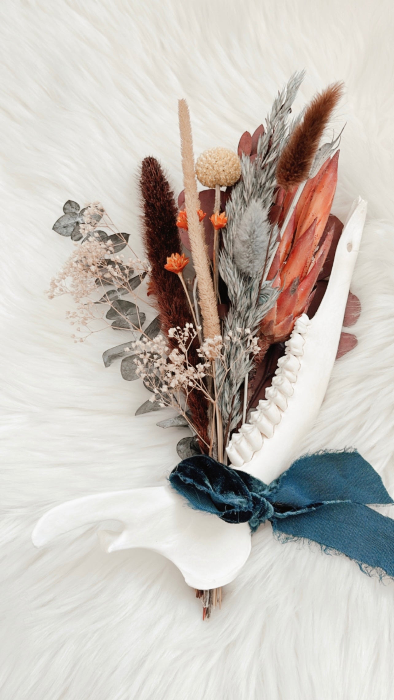 Deer Jaw Floral Arrangement