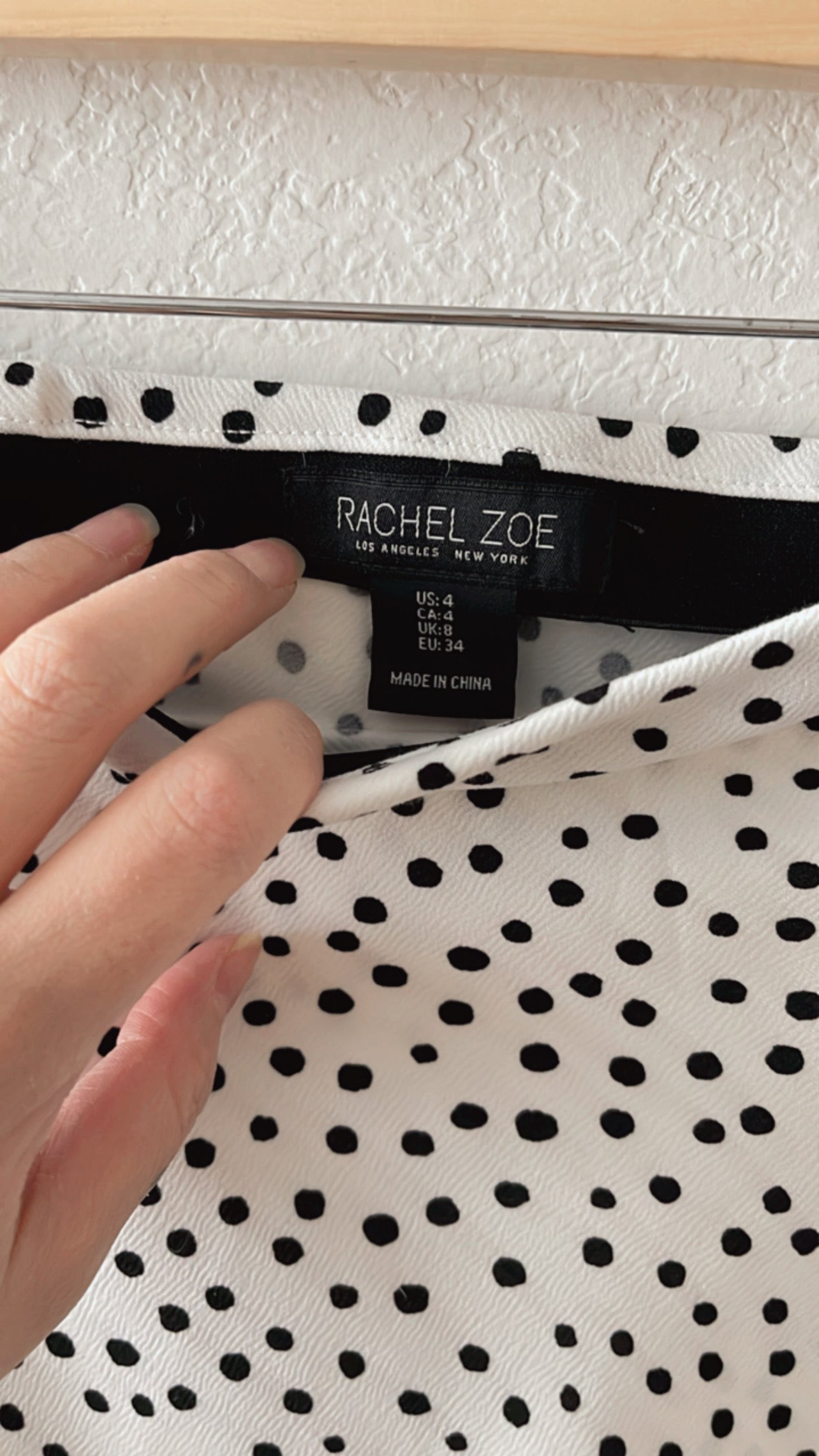 NWOT Rachel Zoe Polka Dot Skirt (SIZE 4)