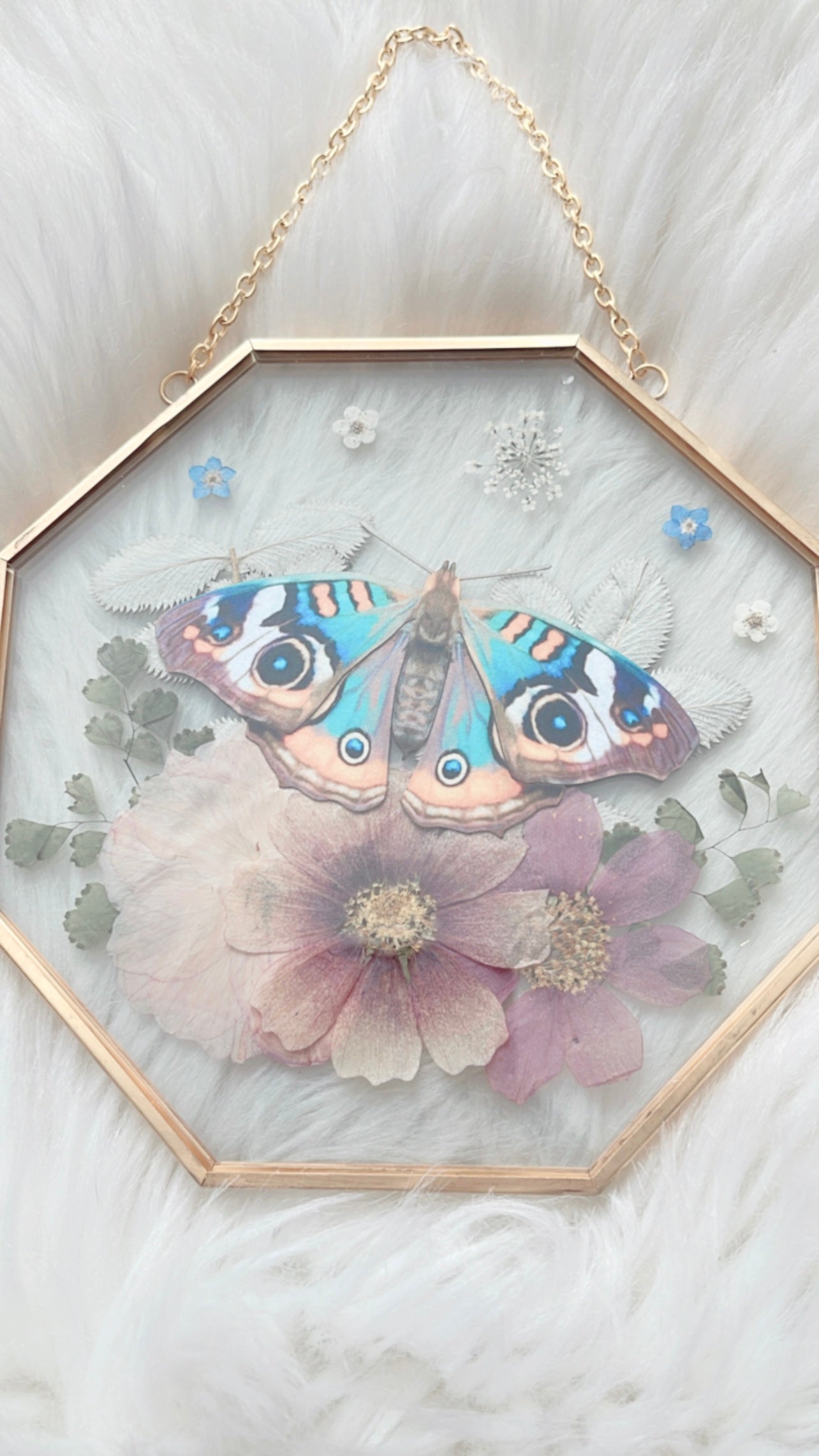 Ruby Paper Replica Floral Frame