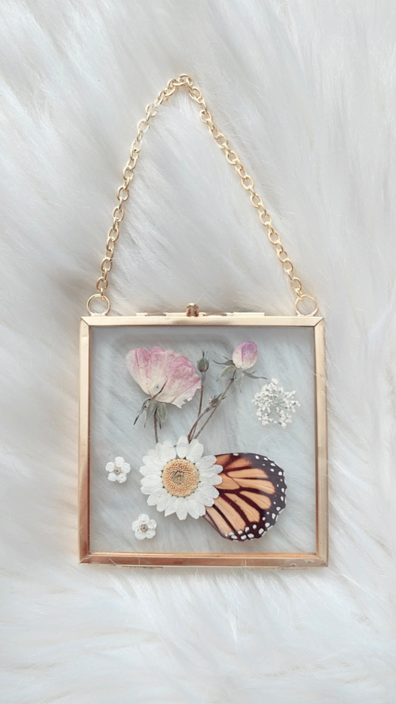Serena Butterfly Floral Frame
