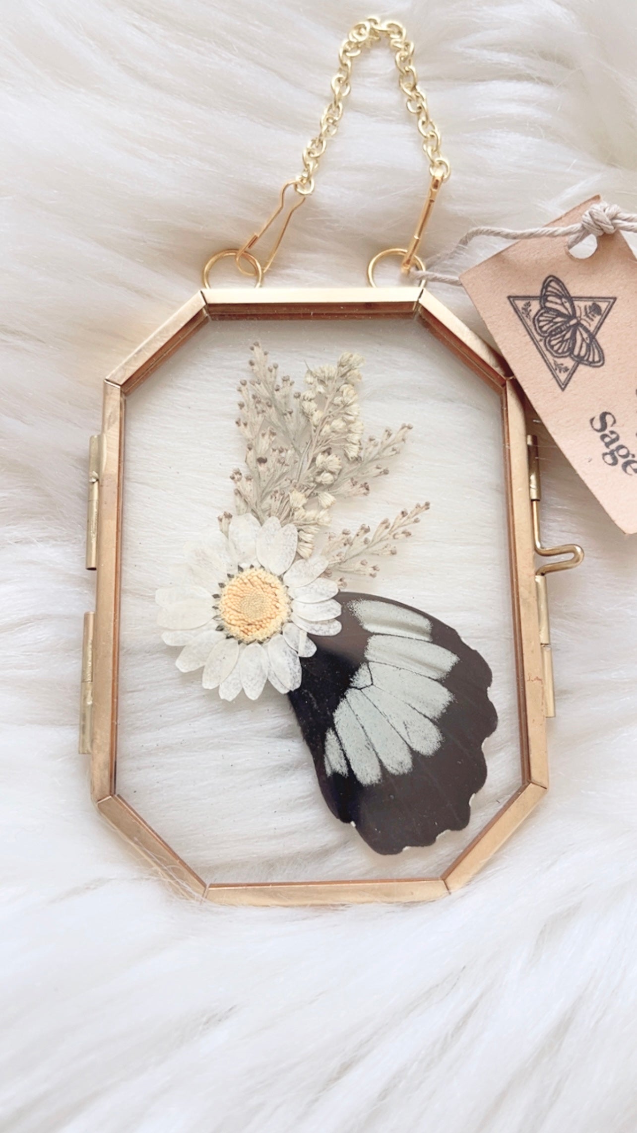Sienna Butterfly Floral Frame <2.5x3.5in>