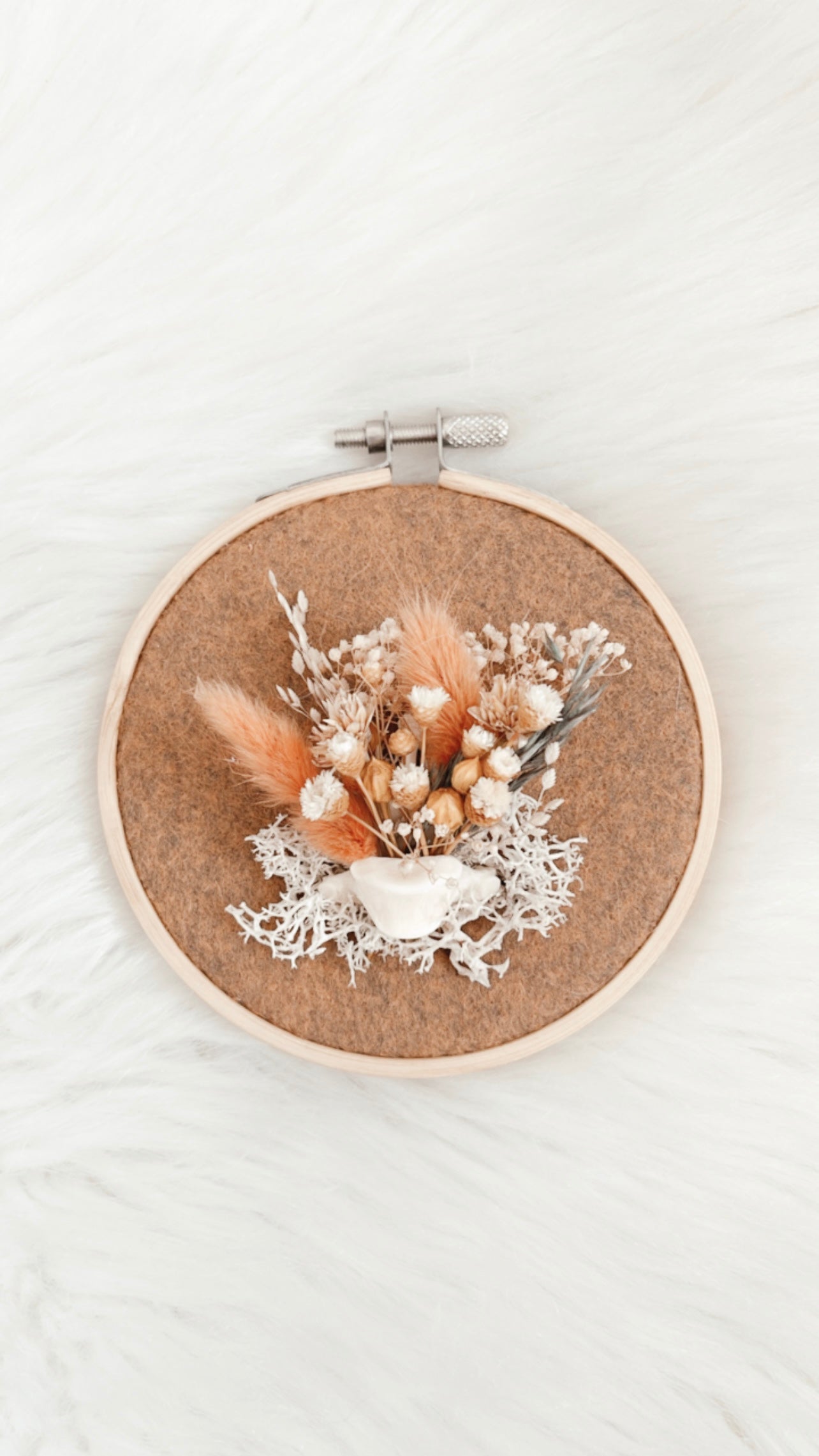 Tabitha Mixed Media Hoop - 4.5in