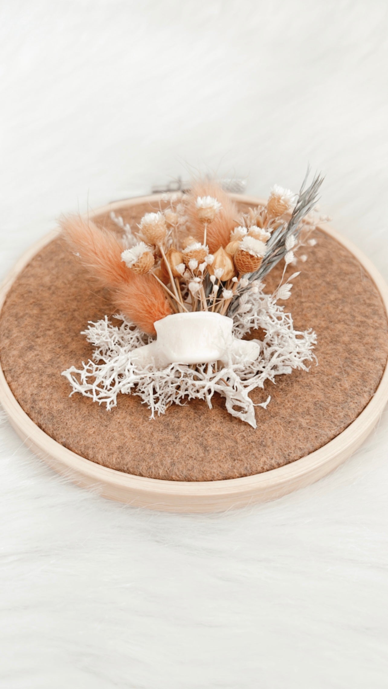 Tabitha Mixed Media Hoop - 4.5in