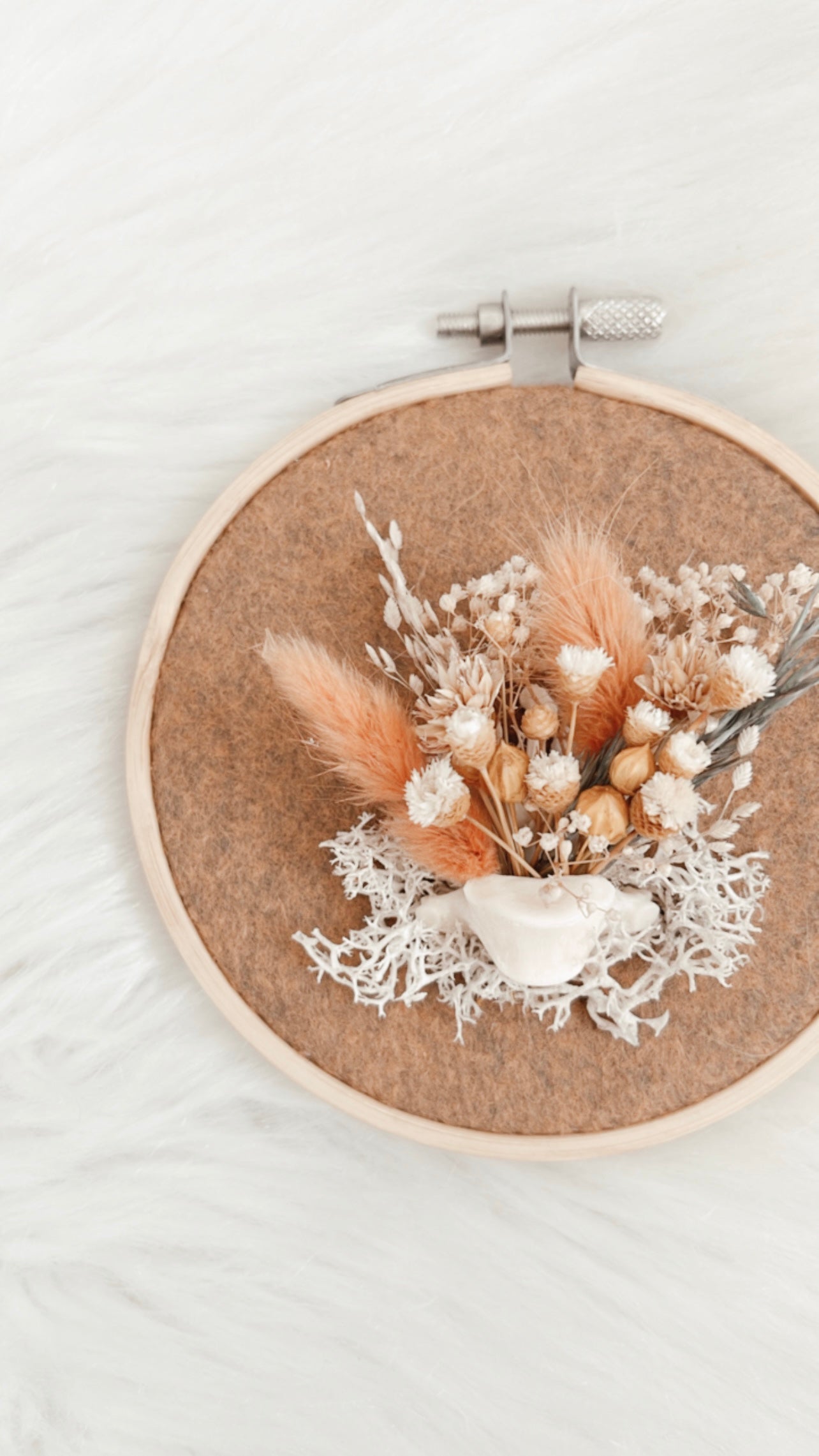 Tabitha Mixed Media Hoop - 4.5in