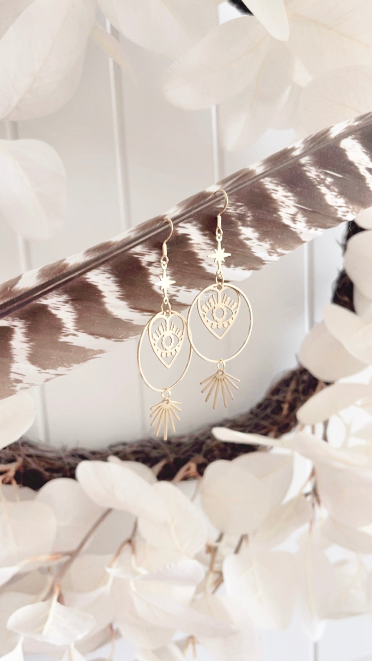 Valentina Brass Earrings