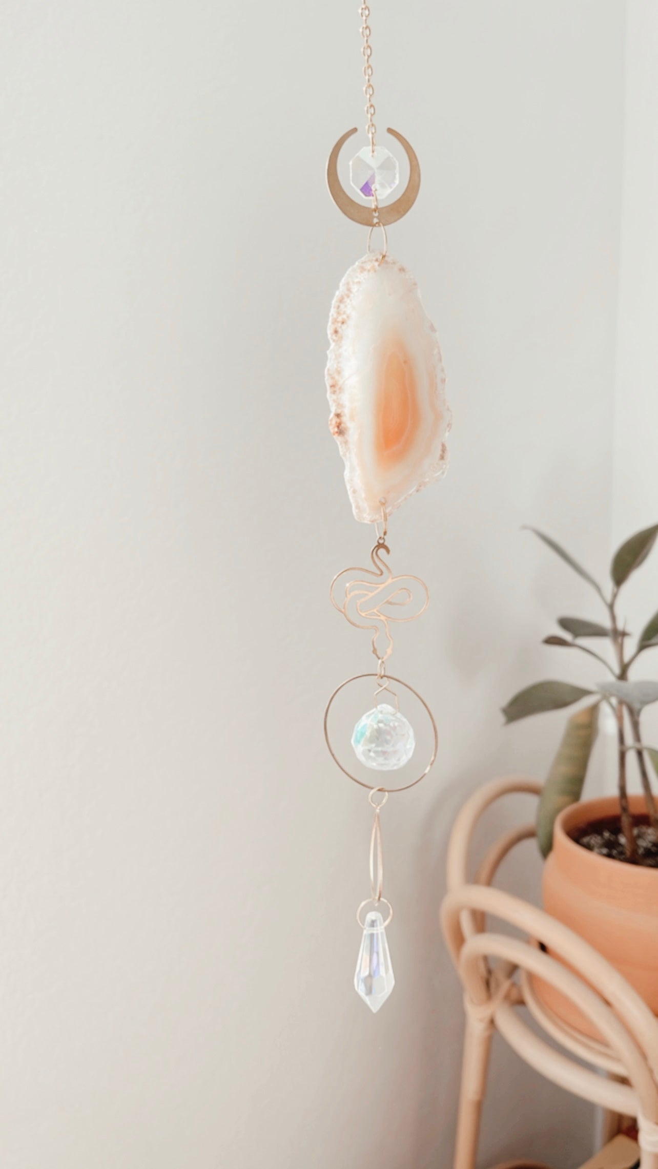 Veronica Agate Suncatcher