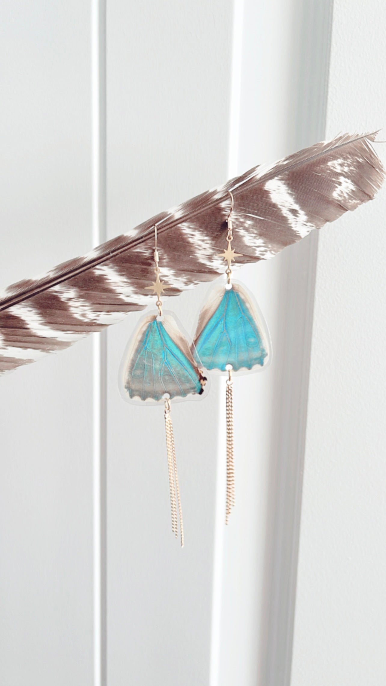 Winter Butterfly Earrings