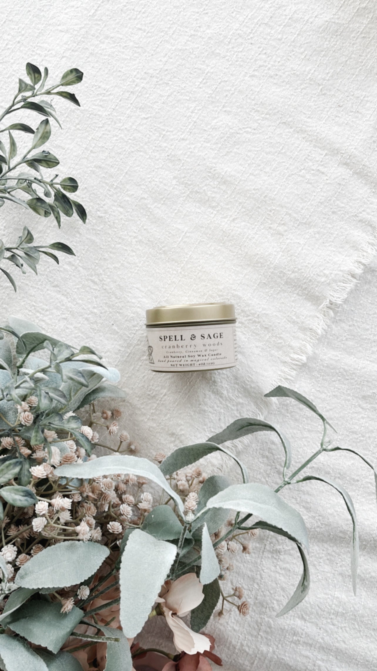 Cranberry Woods Holiday 4oz Candle
