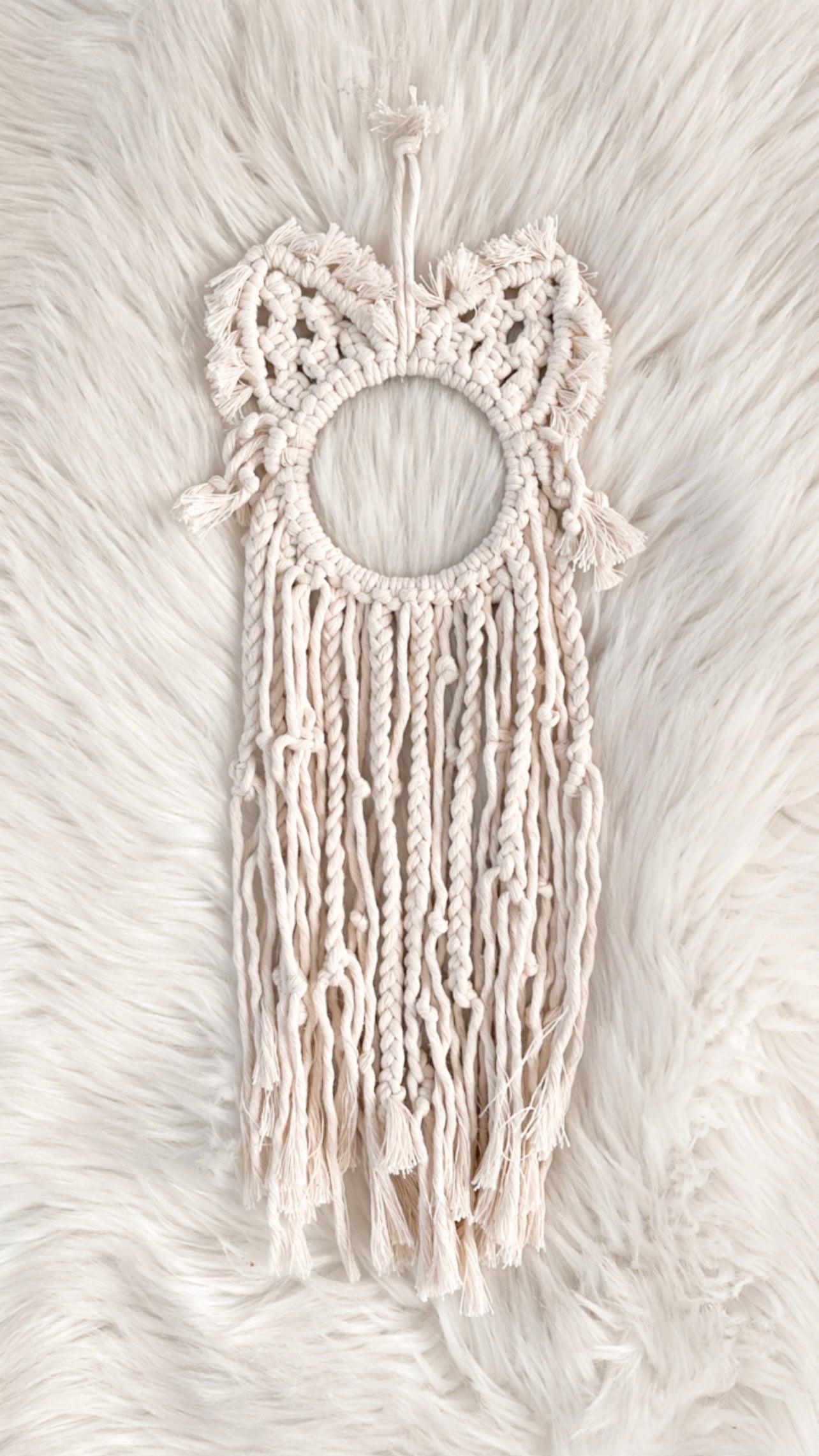 Kitty Macrame Hanging